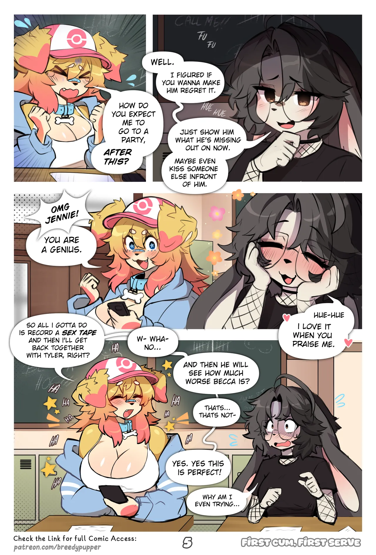 First Cum, First Serve! [Breedypupper] Chapter 1 – page 6