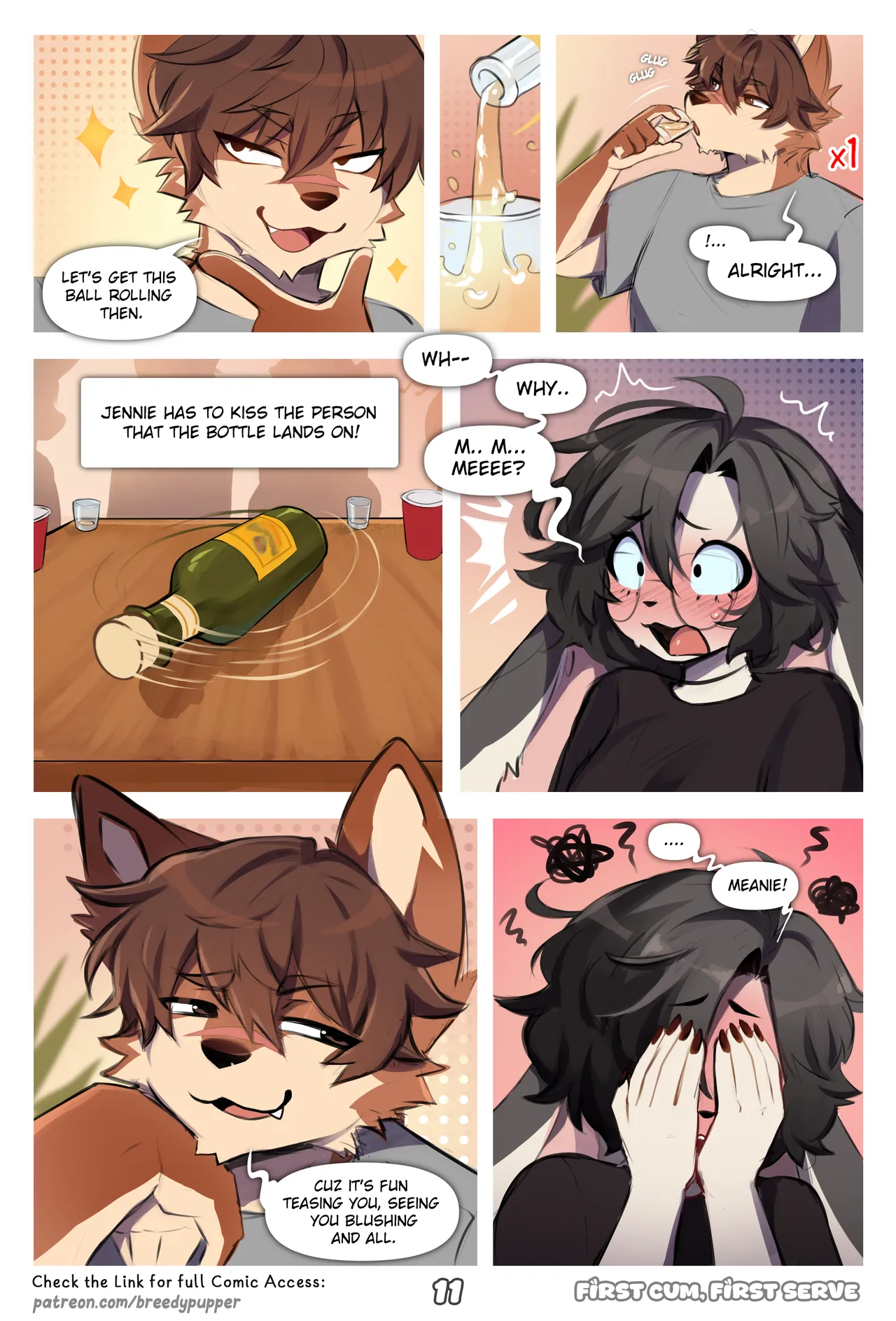 First Cum, First Serve! [Breedypupper] Chapter 1 – page 12