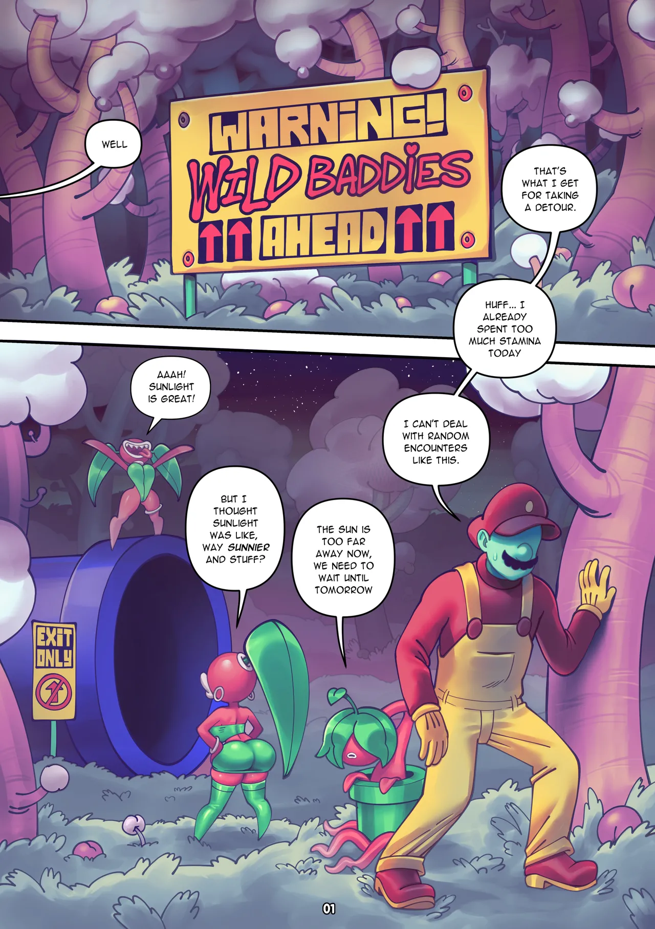 Plumber + Princess 3 (Super Mario Bros.) [+extras] [Supersatanson] Chapter 1 – page 3