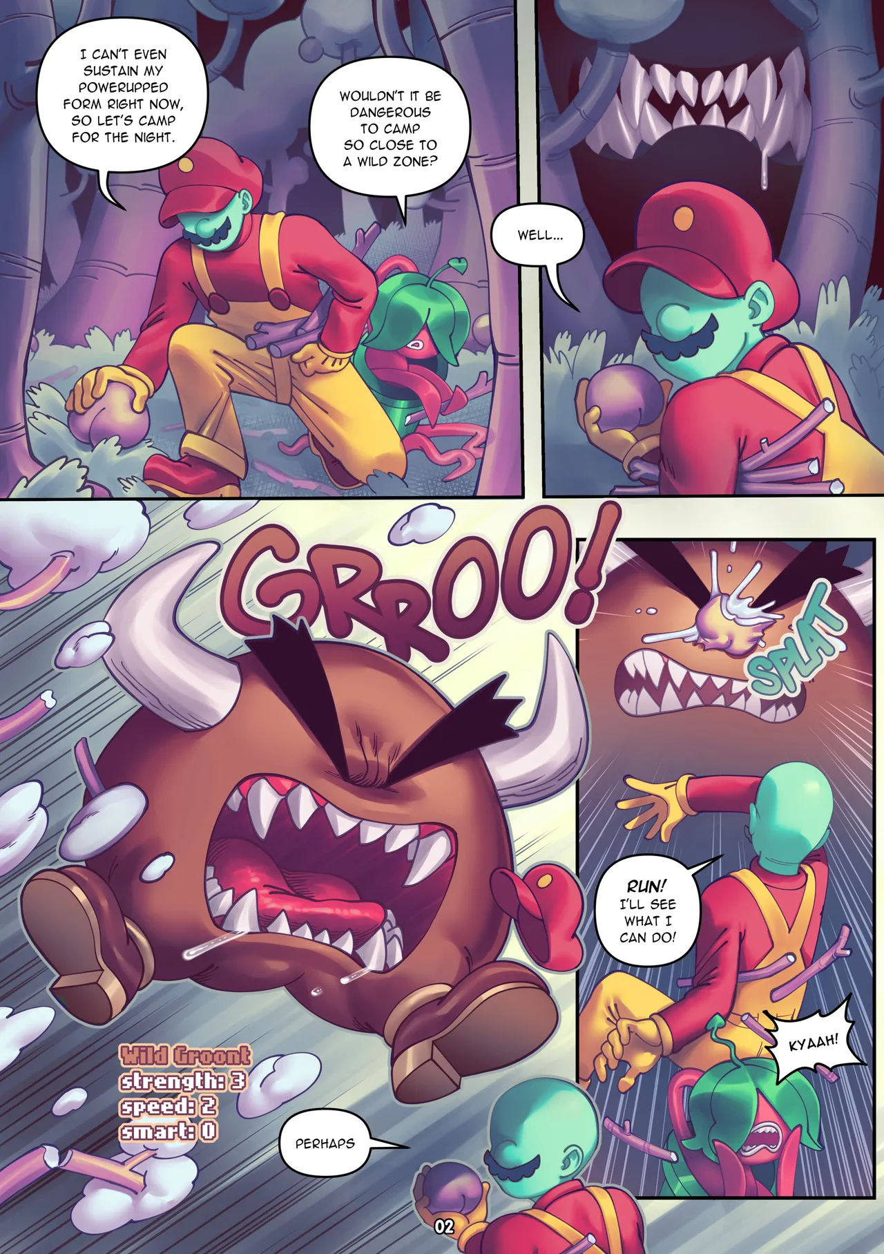 Plumber + Princess 3 (Super Mario Bros.) [+extras] [Supersatanson] Chapter 1 – page 4