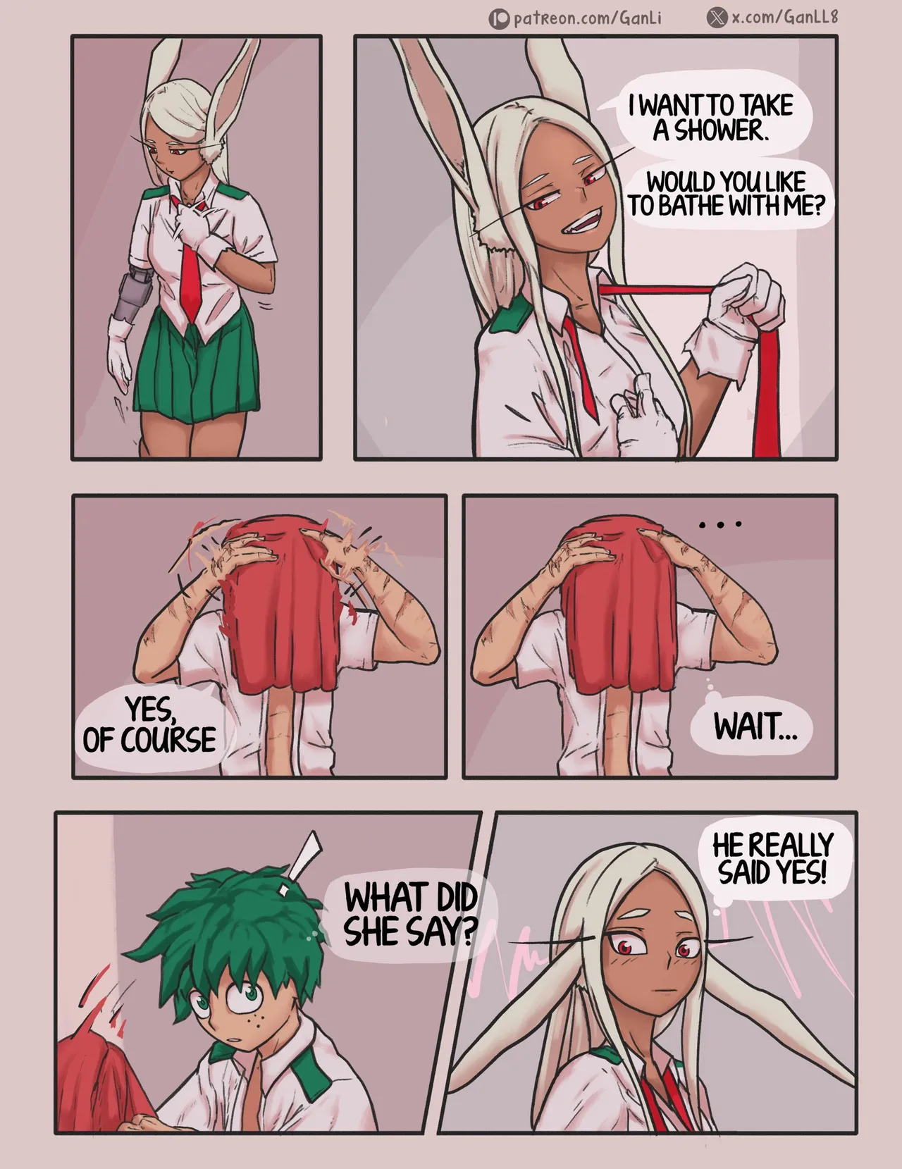 Mirko X Deku (My hero academia) [Ganli] Chapter 1 – page 5