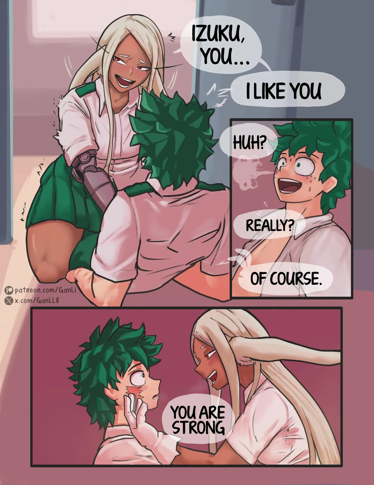 Mirko X Deku (My hero academia) [Ganli] Chapter 1 – page 8