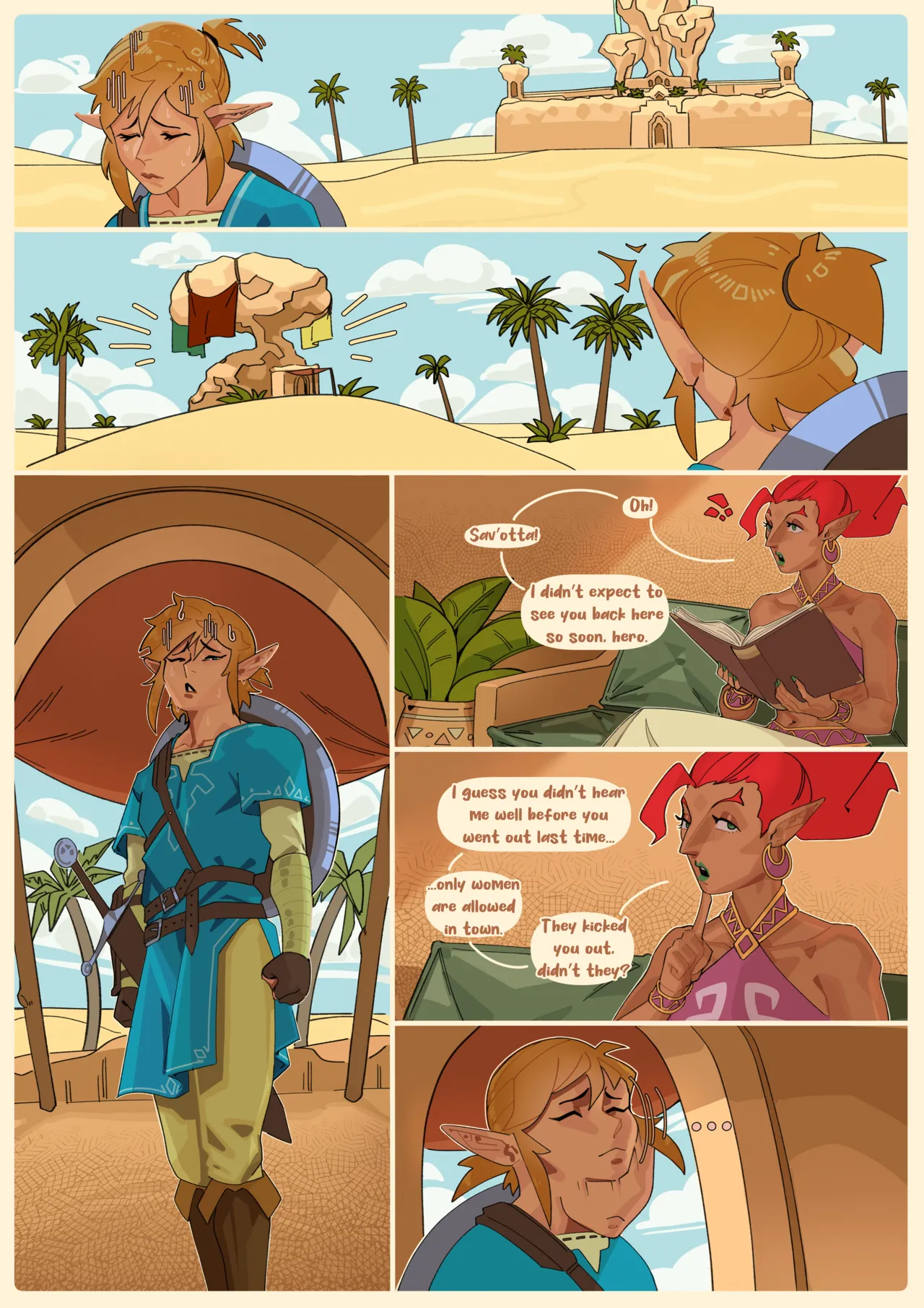 The Legend of Zelda - Forbidden Town -WIP- [GekkoNSFW] Chapter 1 – page 4