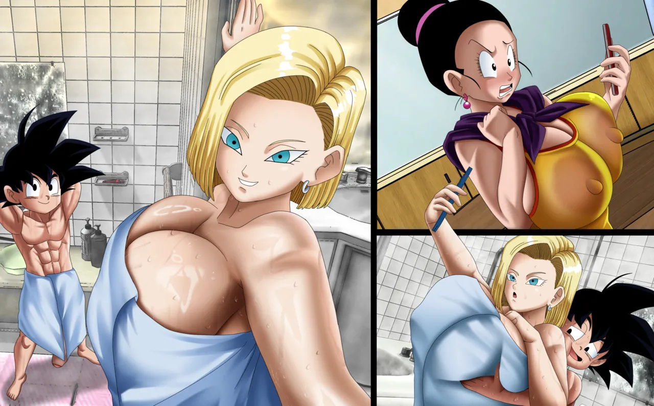 Bath Time with 18 (Dragon Ball) [Doompypomp] Chapter 1 – page 3