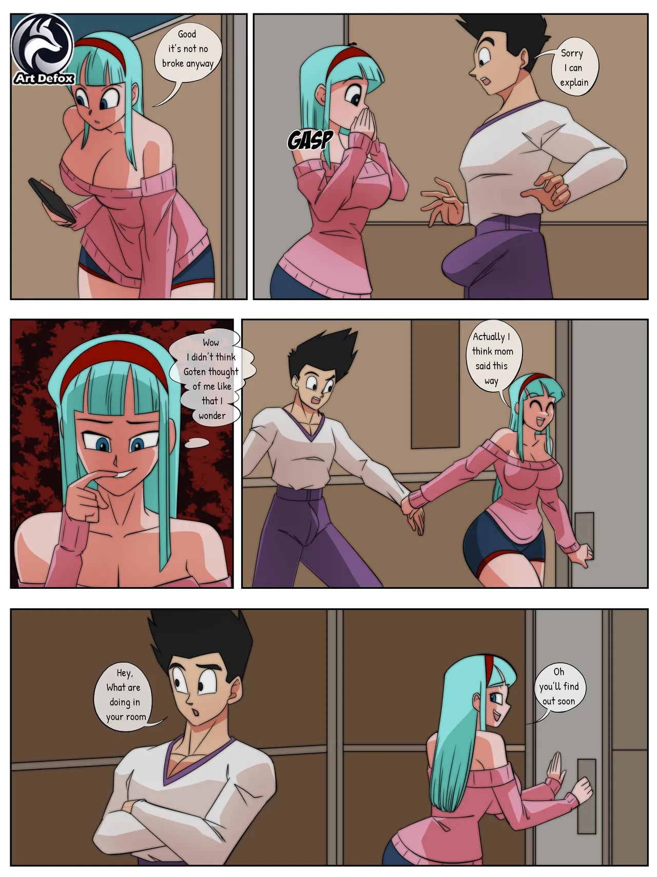 Capsule Corporation Sleepover (Dragon Ball GT) [Artdefox] Chapter 1 – page 19