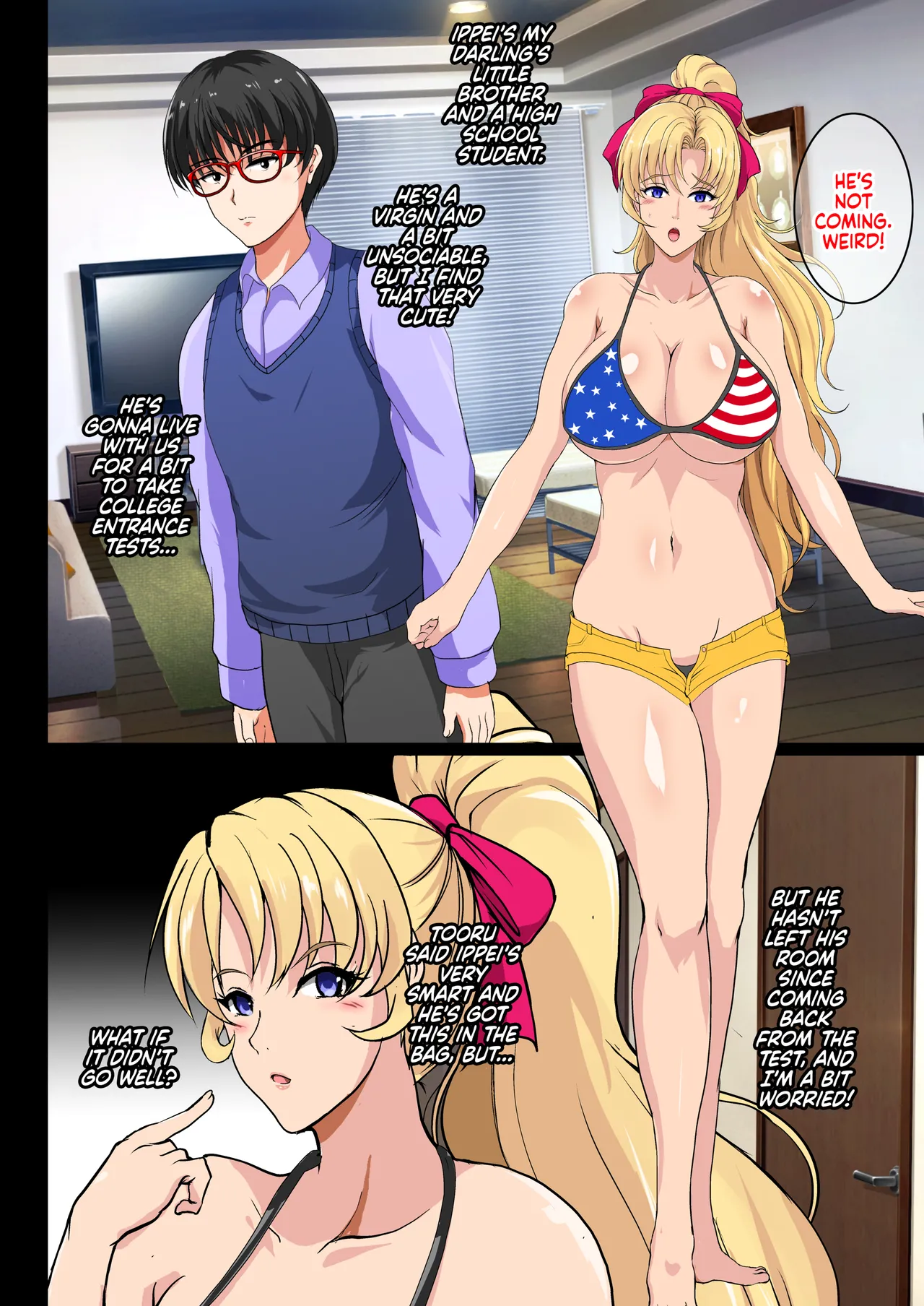 Blond Sister-in-Law NTR [Shouchuu MAC] Chapter 1 – page 7