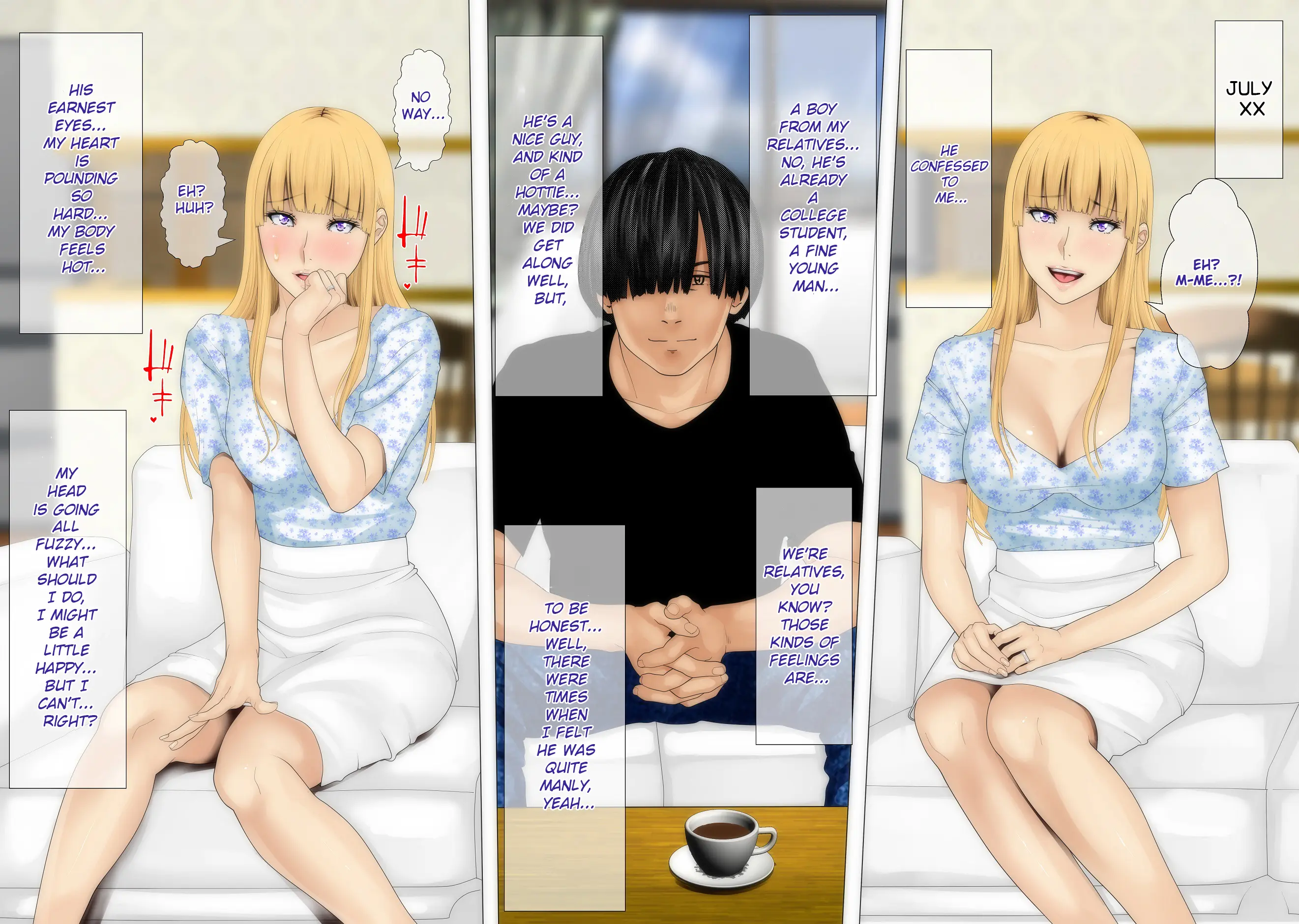 Mama-san no Sekirara Uwaki Nikki | A Mother's Candid Cheating Diary Chapter 1 – page 5
