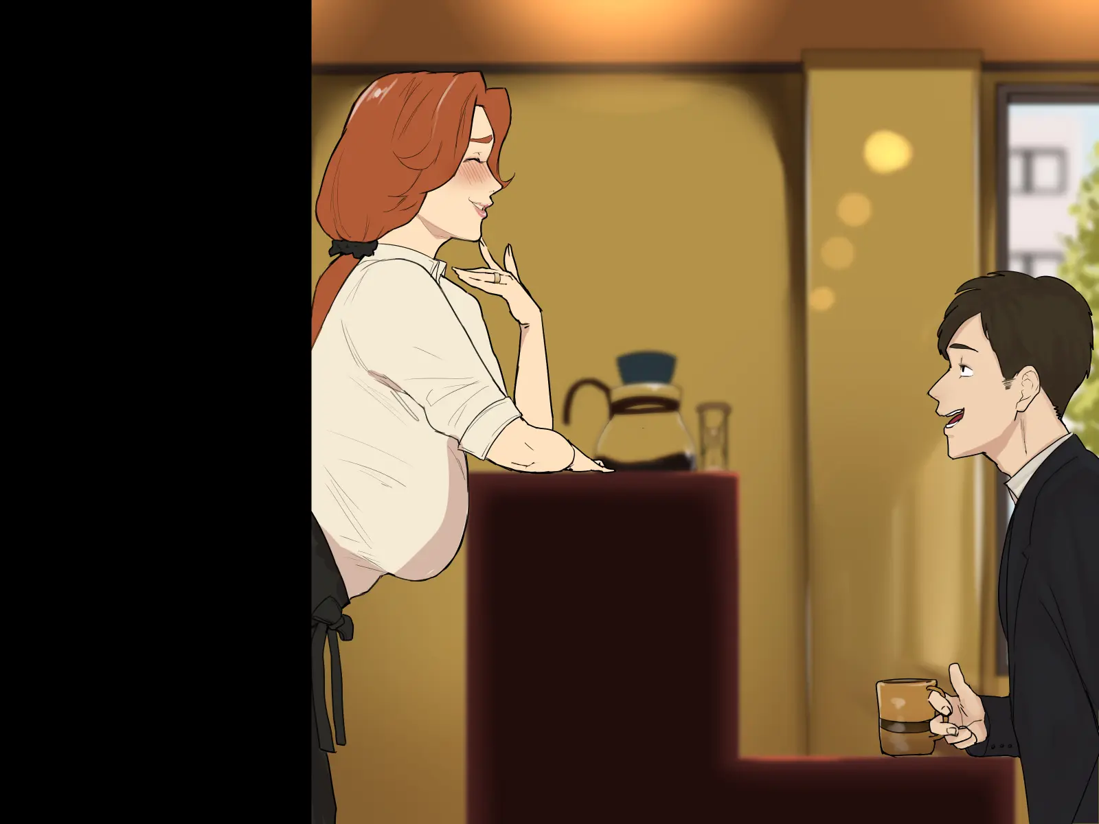 Kissaten no Tenchou wa Mainichi Musuko no Seishori Ana #1 | Coffee Shop Manager Every Day Son's Sexual Processing Hole #1 Chapter 1 – page 53