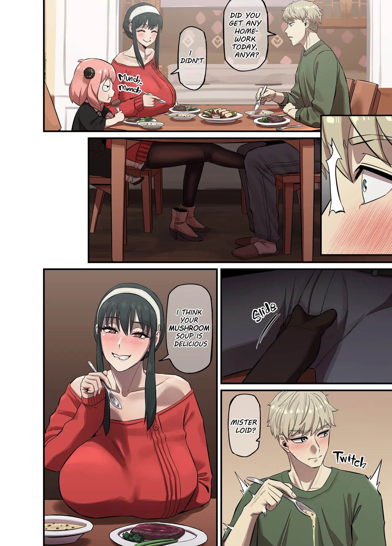 CRAZY SEX LIFE OF THE FORGER FAMILY (SPY X FAMILY) [AKAIMELON] Chapter 1 – page 8