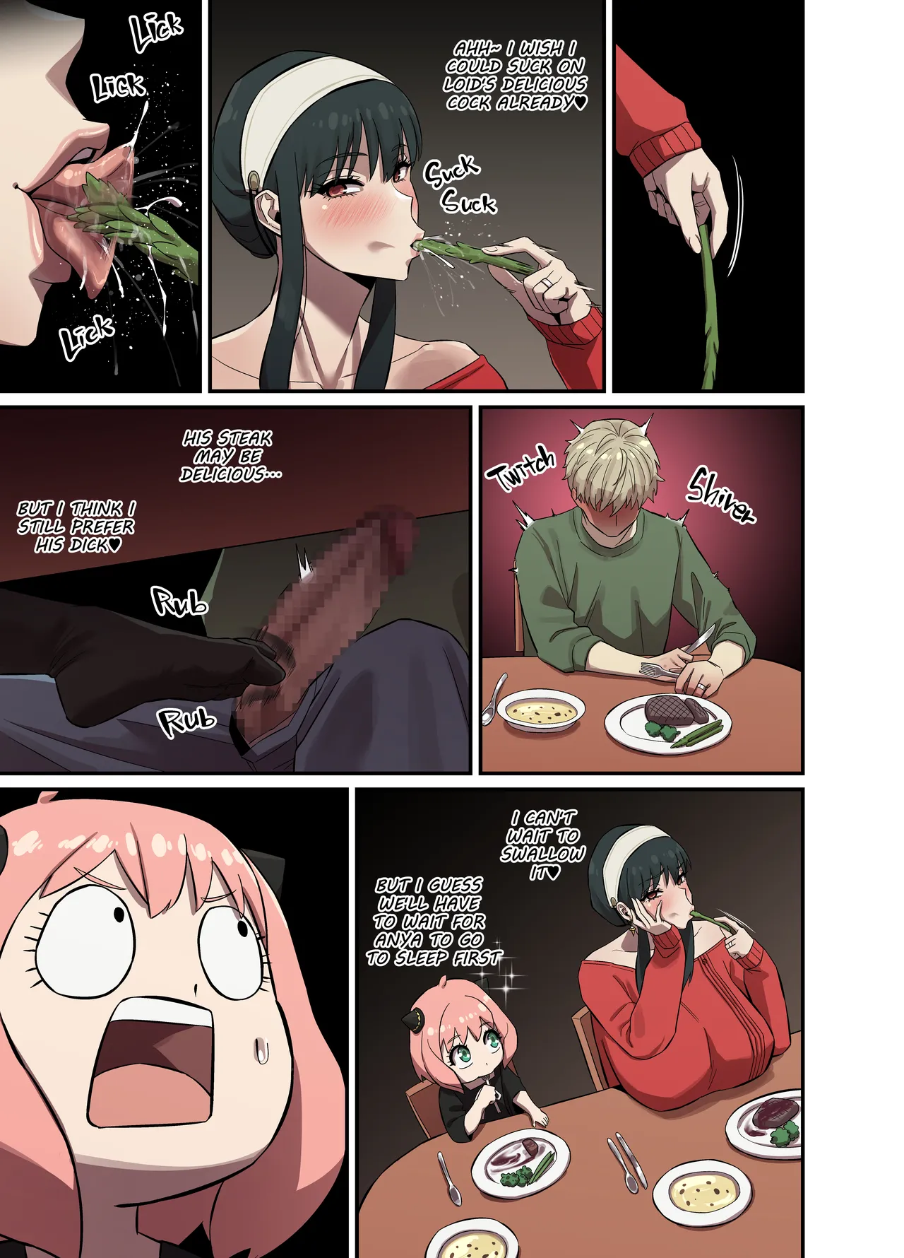 CRAZY SEX LIFE OF THE FORGER FAMILY (SPY X FAMILY) [AKAIMELON] Chapter 1 – page 9