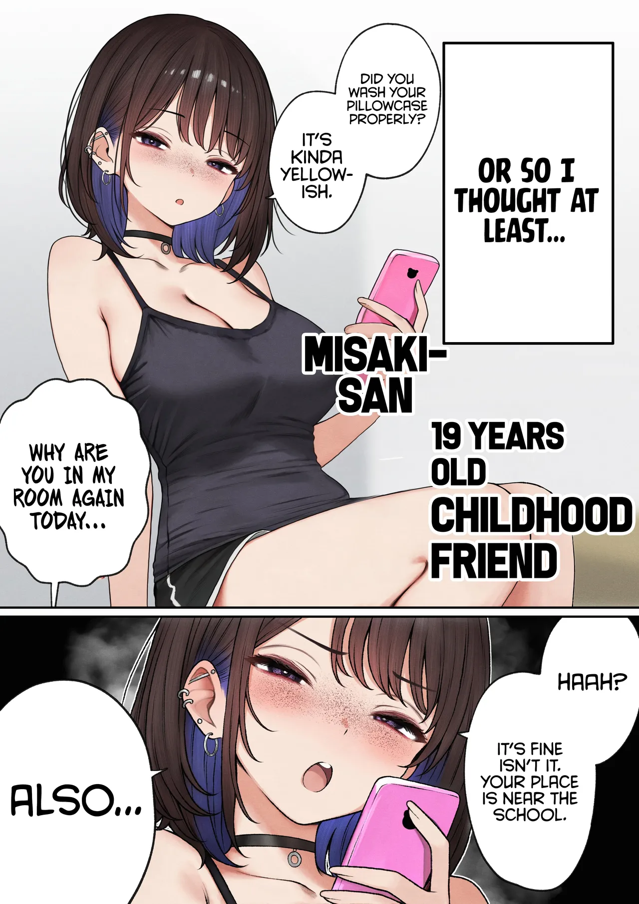 The story of how my bedroom became my gyaru childhood friend's fuck-room [SigMart (SigMa)] Chapter 1 – page 3