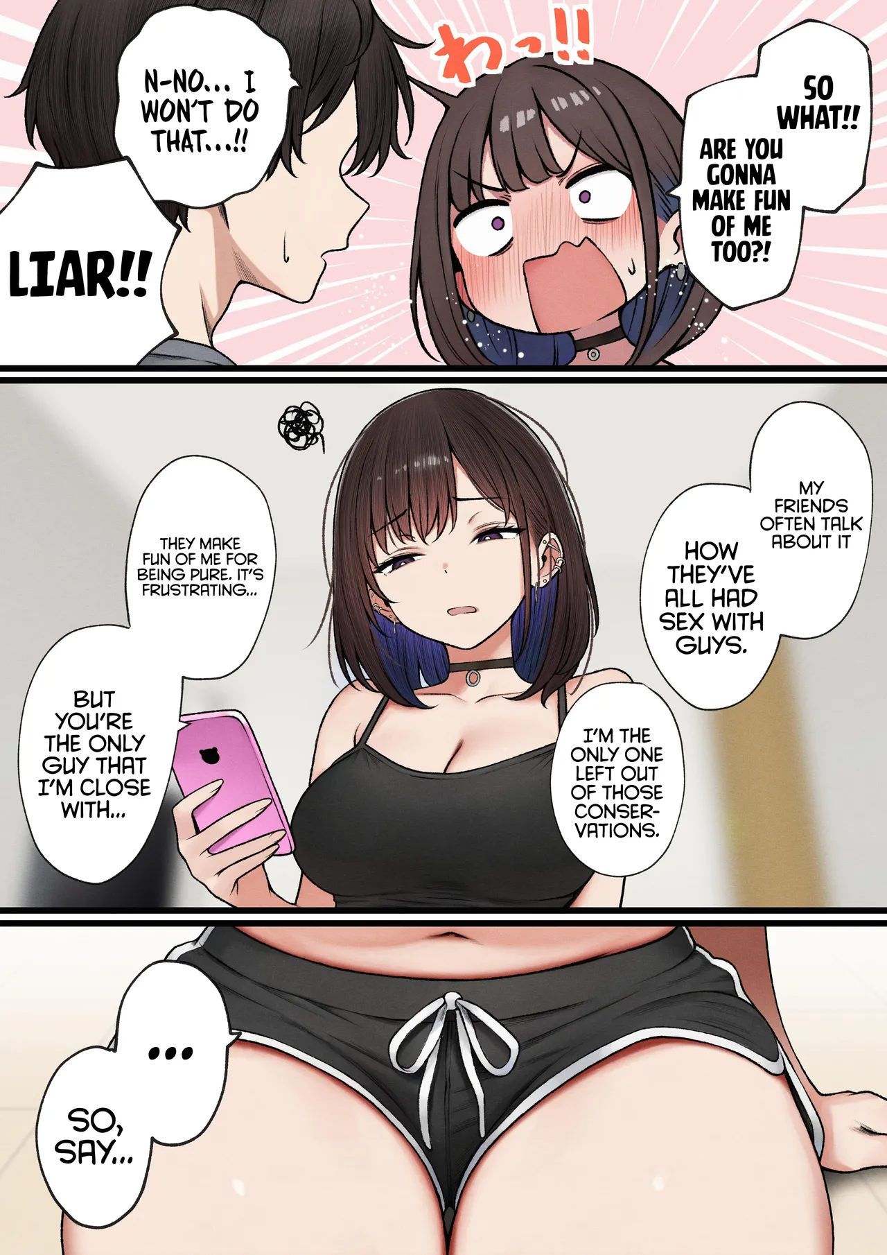 The story of how my bedroom became my gyaru childhood friend's fuck-room [SigMart (SigMa)] Chapter 1 – page 11