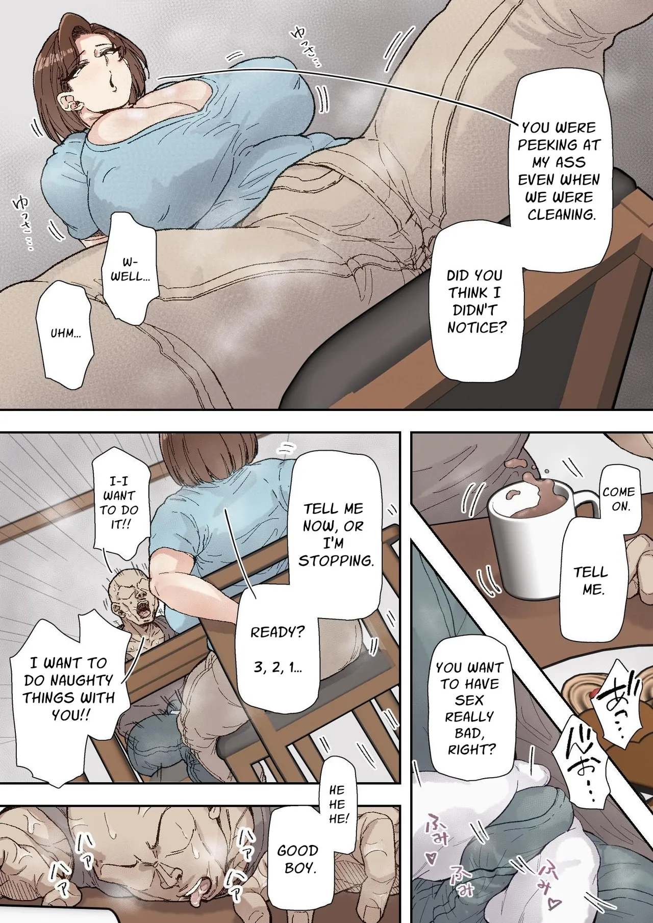 Minako Morikawa (42) Easily Falls to the Big Dick Guy at Work [Marui Square] Chapter 1 – page 7