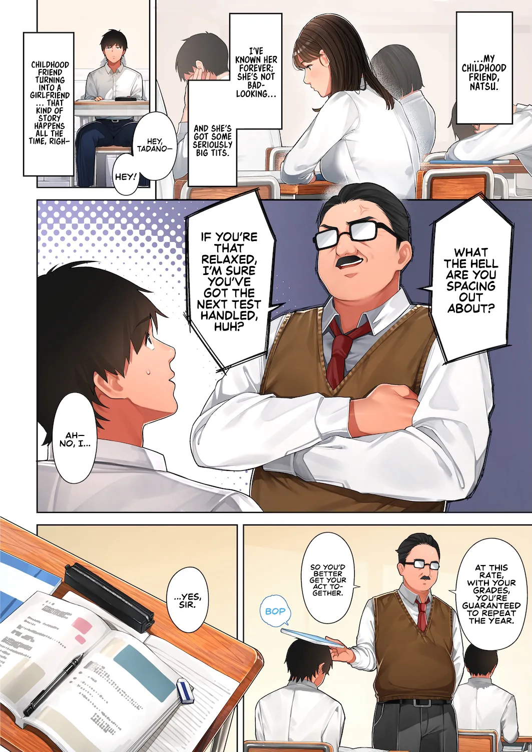 Kyouko, the Mother of My Childhood Friend [Sakura no Tomoru Hi e] Chapter 1 – page 3