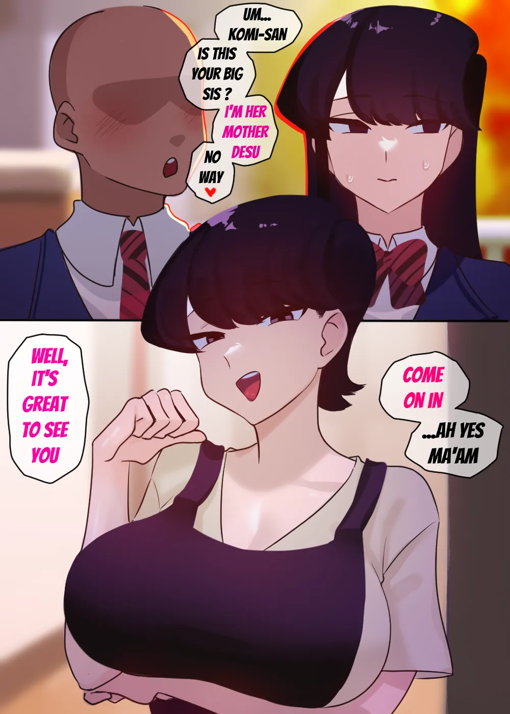 Komi's NTR // Komi's Mom [Punpunn] Chapter 1 – page 18