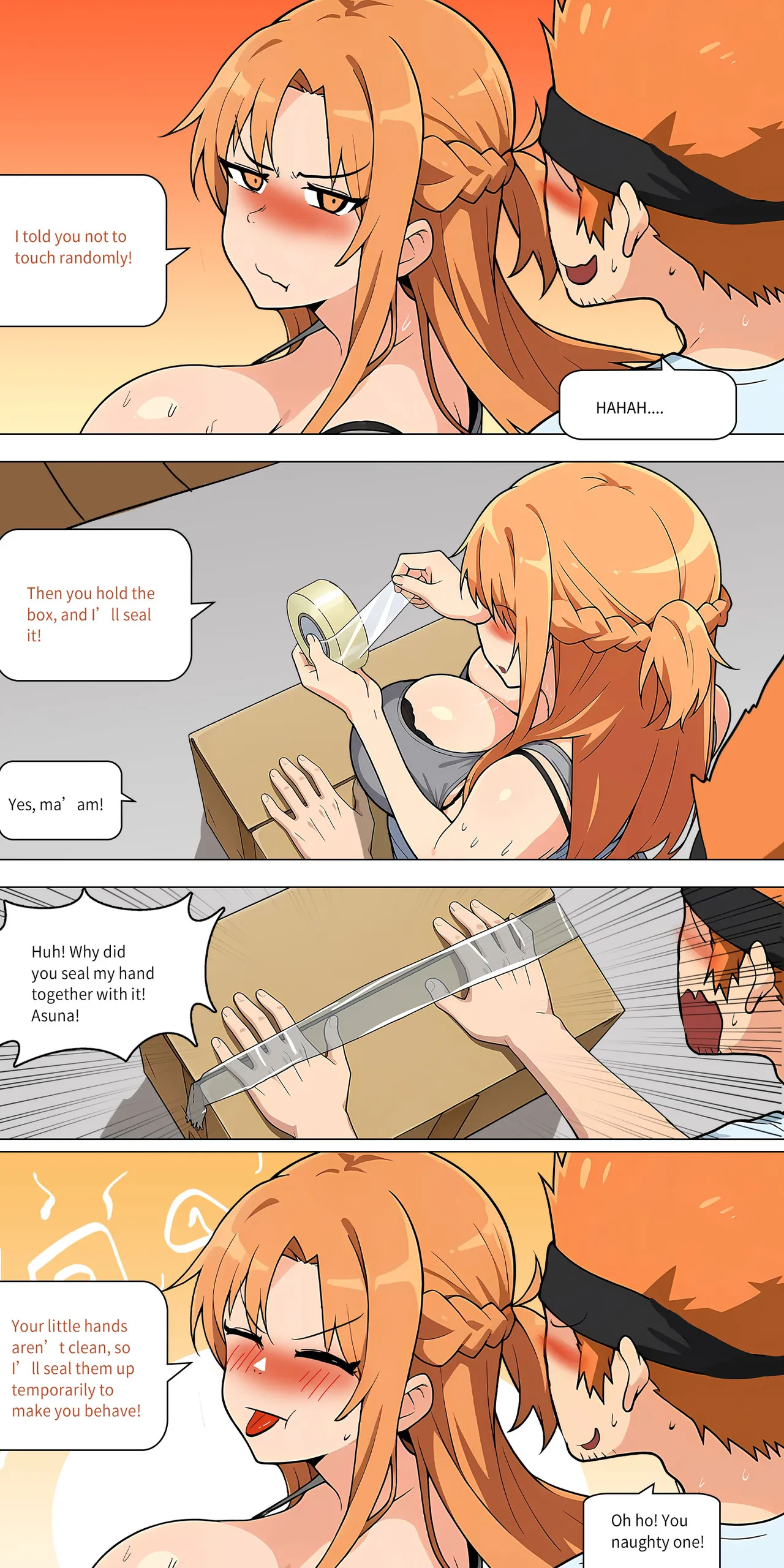 Asuna Family NTR (Sword Art Online) [Zhi Yitiaomiao) Chapter 1 – page 378
