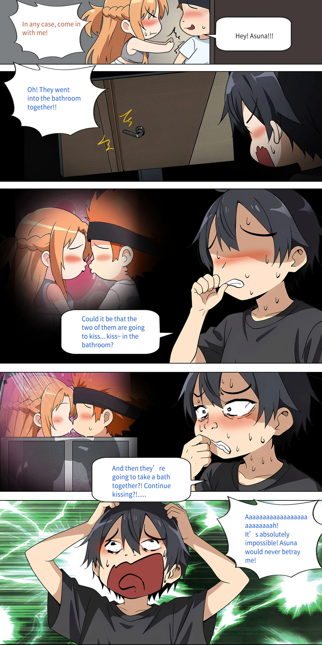 Asuna Family NTR (Sword Art Online) [Zhi Yitiaomiao) Chapter 1 – page 411