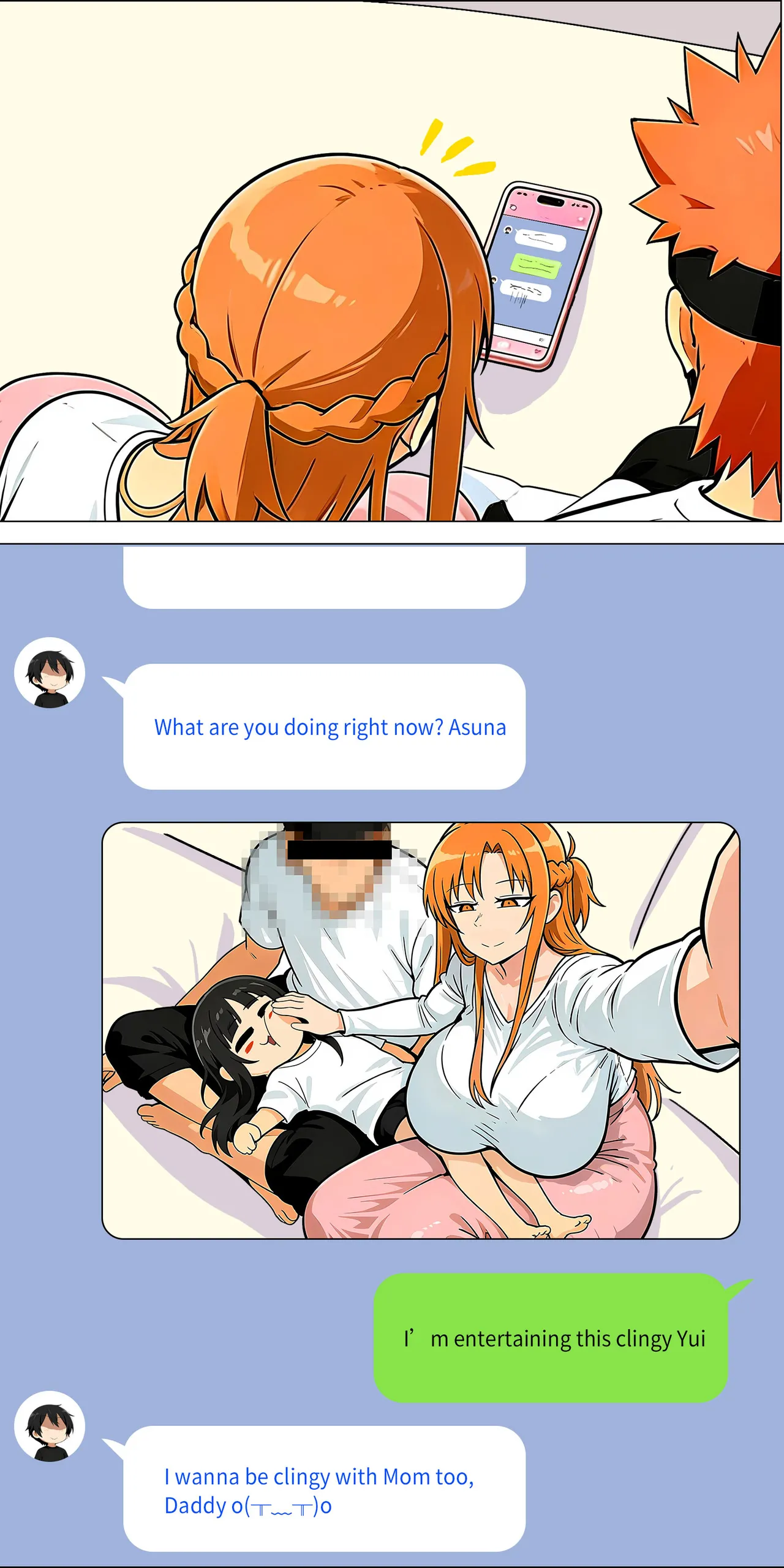 Asuna Family NTR (Sword Art Online) [Zhi Yitiaomiao) Chapter 1 – page 601
