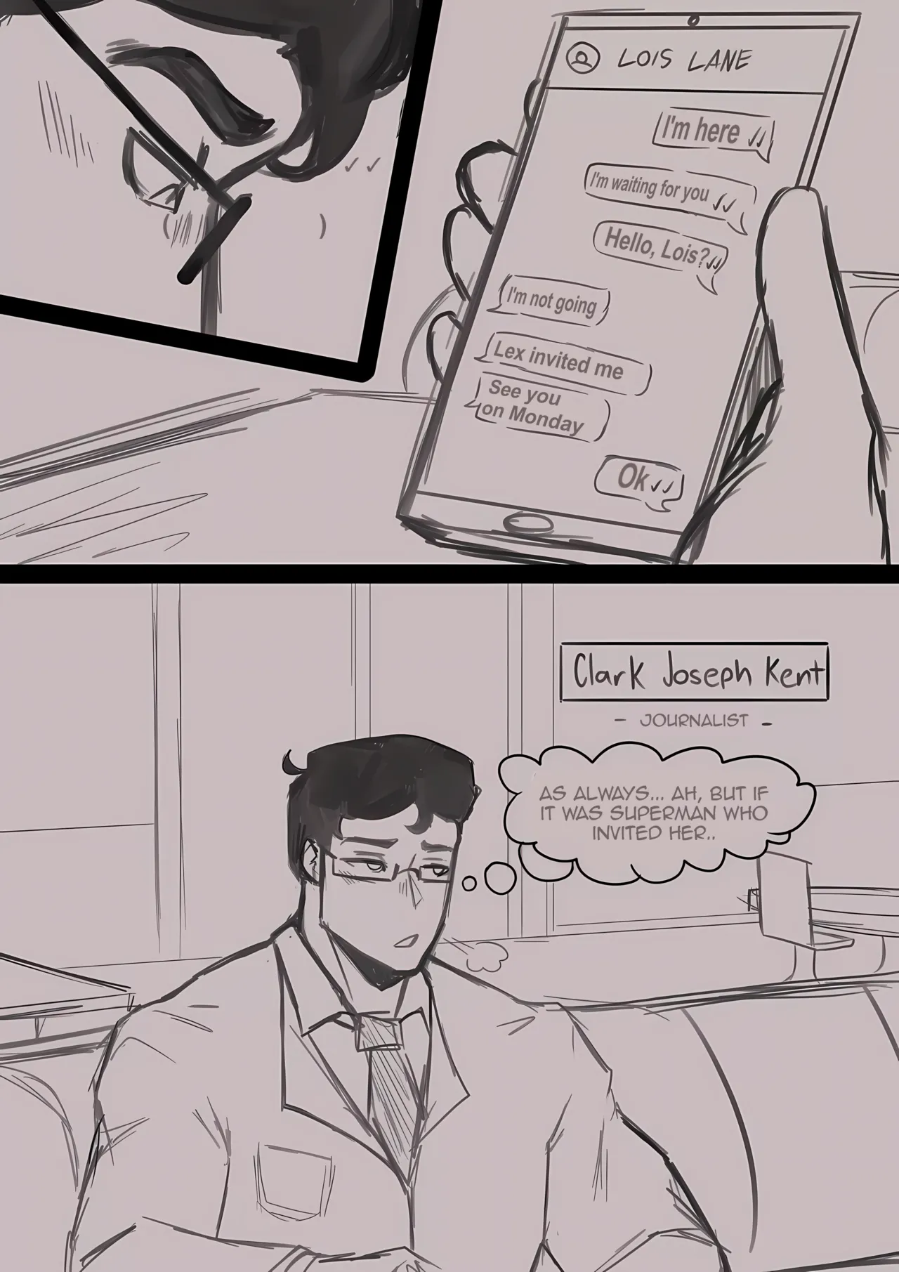 Jenny &amp; Clark: My Sexual Adventures with Superman (Superman &amp; Hulk) [Tinkybox] Chapter 1 – page 3