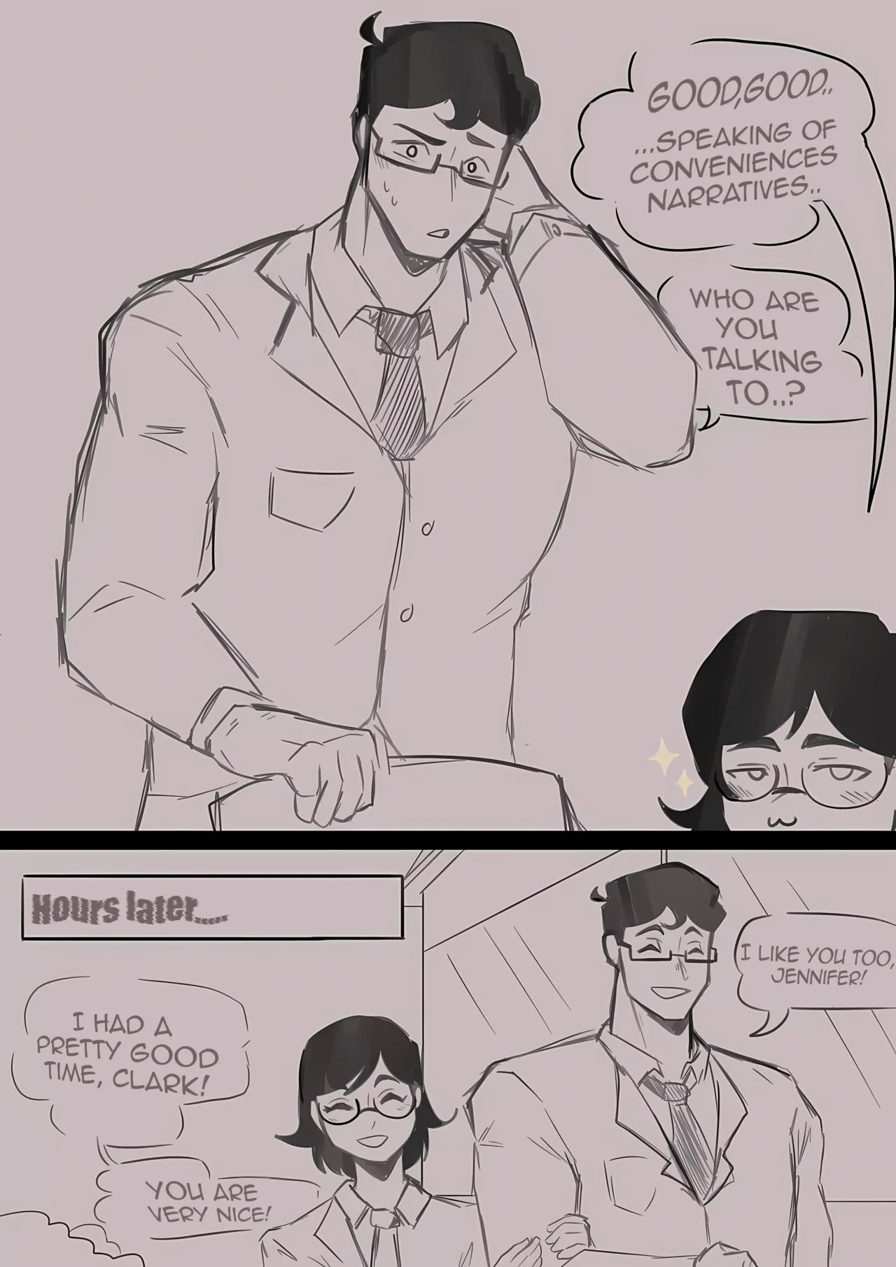 Jenny &amp; Clark: My Sexual Adventures with Superman (Superman &amp; Hulk) [Tinkybox] Chapter 1 – page 7