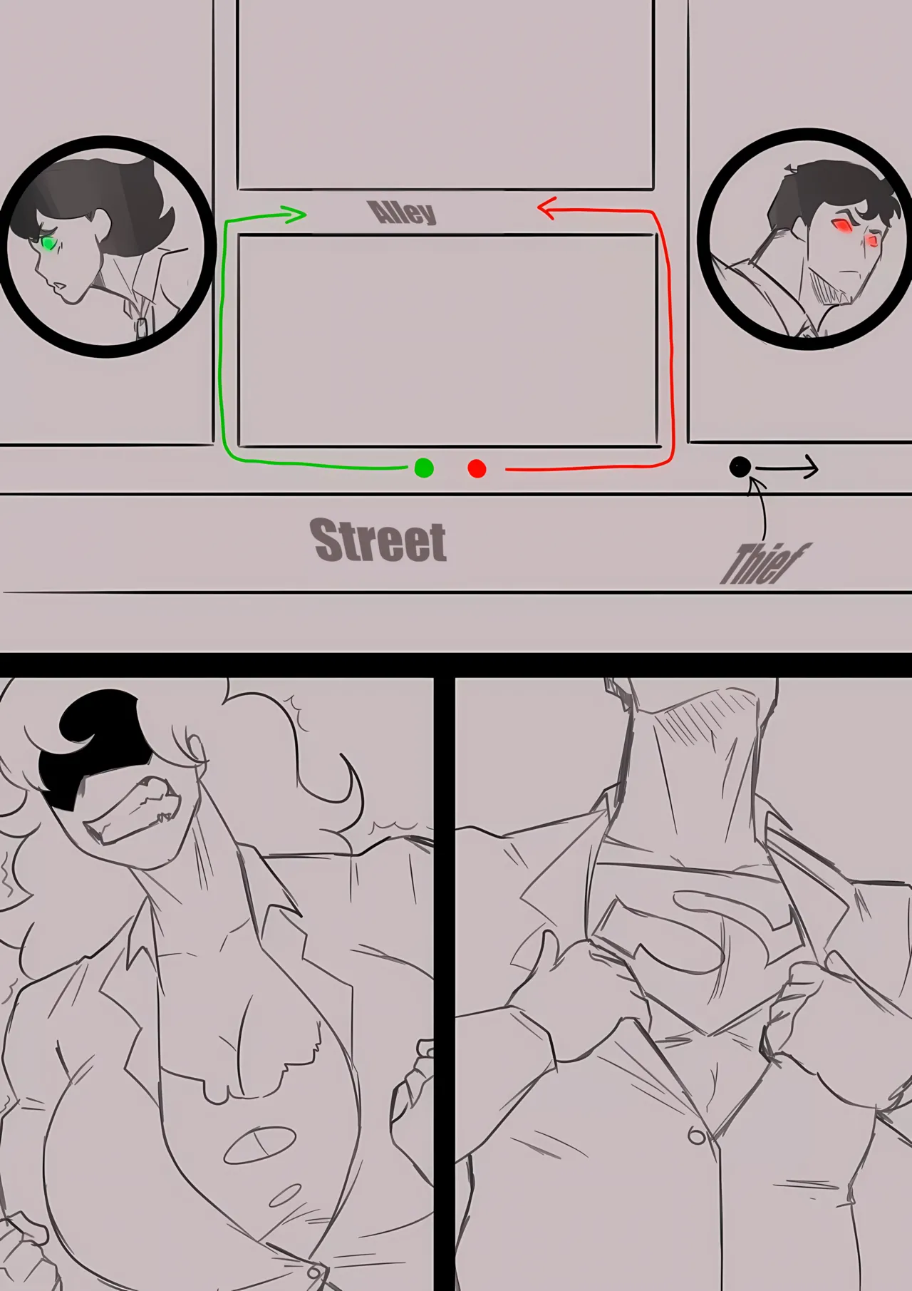 Jenny &amp; Clark: My Sexual Adventures with Superman (Superman &amp; Hulk) [Tinkybox] Chapter 1 – page 12