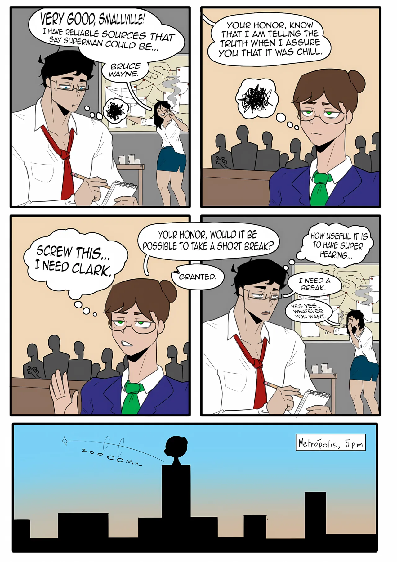 Jenny &amp; Clark: My Sexual Adventures with Superman (Superman &amp; Hulk) [Tinkybox] Chapter 1 – page 49