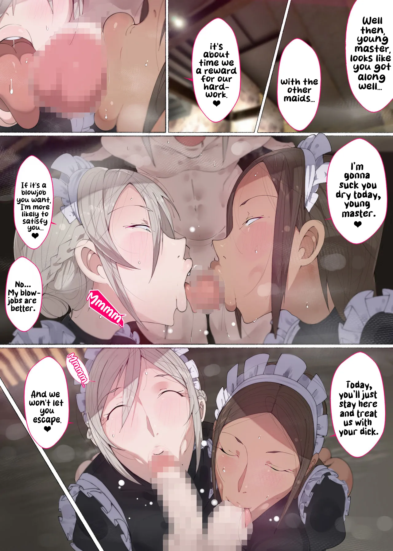 Ten Sexy Maids Who Works at a Mansion to Teach Sex Education [Agobitch] Chapter 1 – page 42