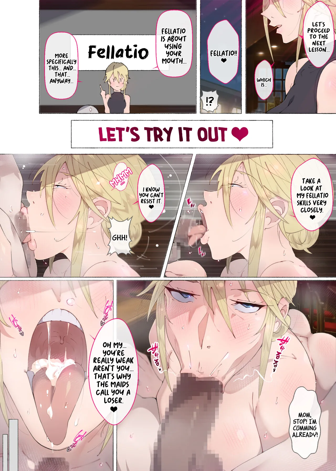 Ten Sexy Maids Who Works at a Mansion to Teach Sex Education [Agobitch] Chapter 1 – page 49