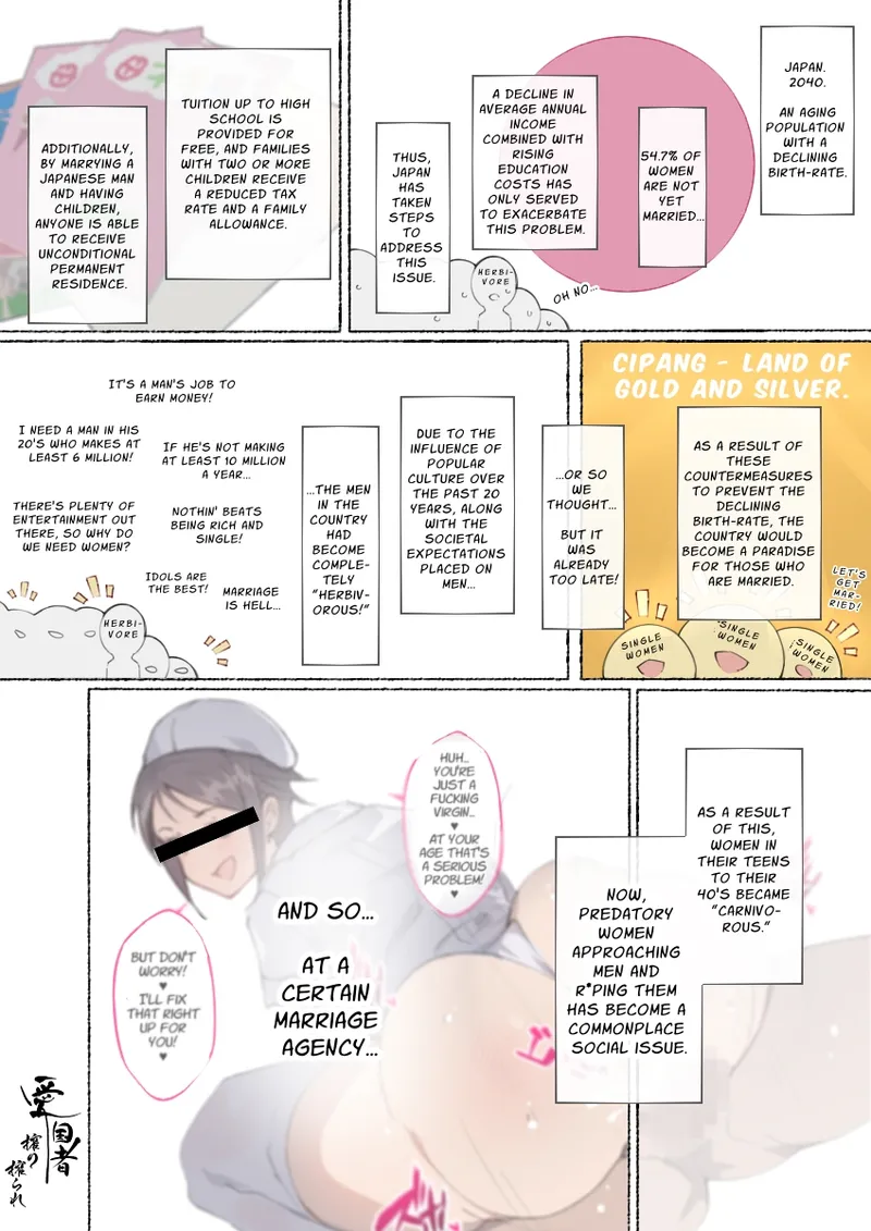 The Women I Met At The Marriage Agency Assail Me ~Falling Birthrate Countermeasures Courtship~ [Agobitch] Chapter 1 – page 7