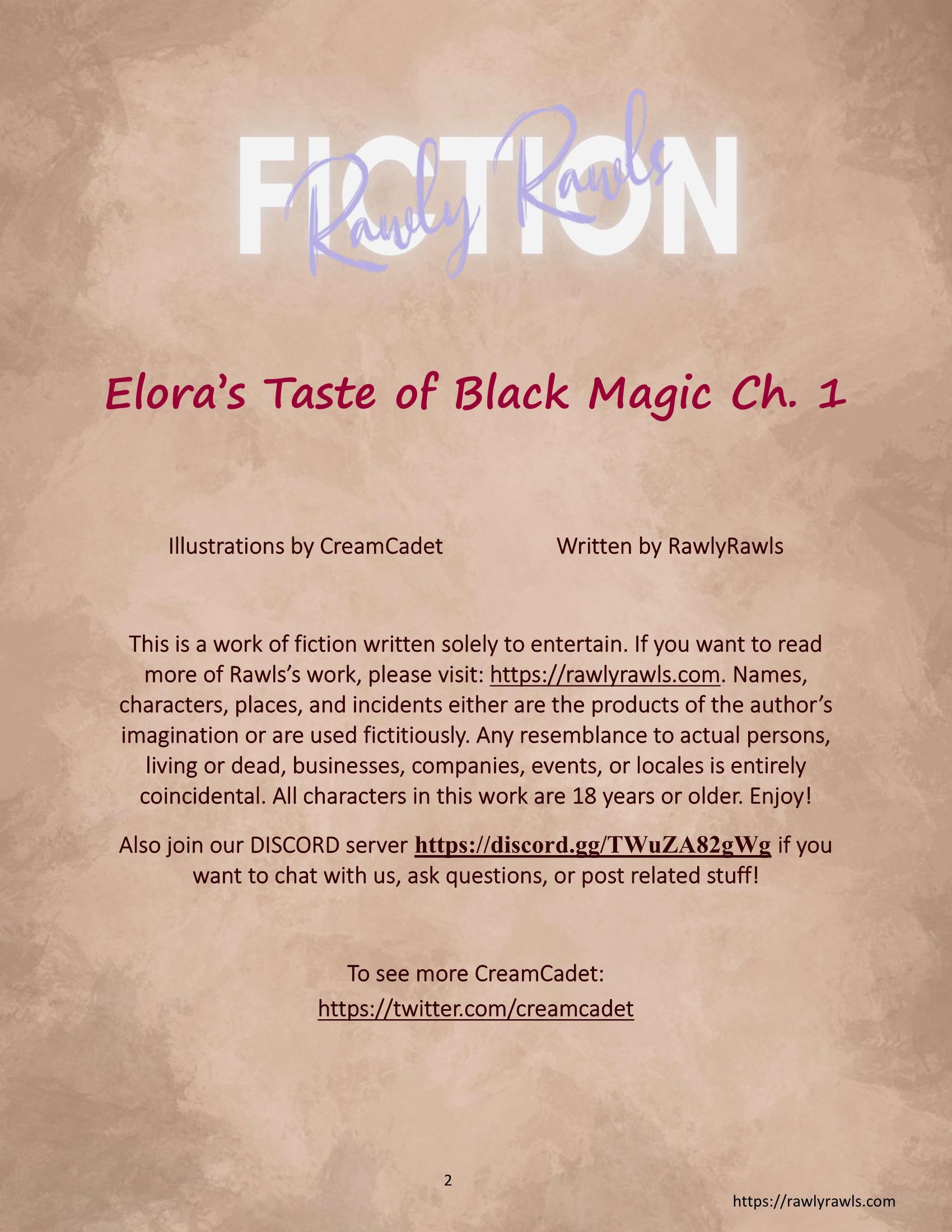 Elora's Taste of Black Magic [CreamCadet , RawlyRawls] 1 . Elora’s Taste of Black Magic - Chapter 1 [CreamCadet , RawlyRawls] – page 2