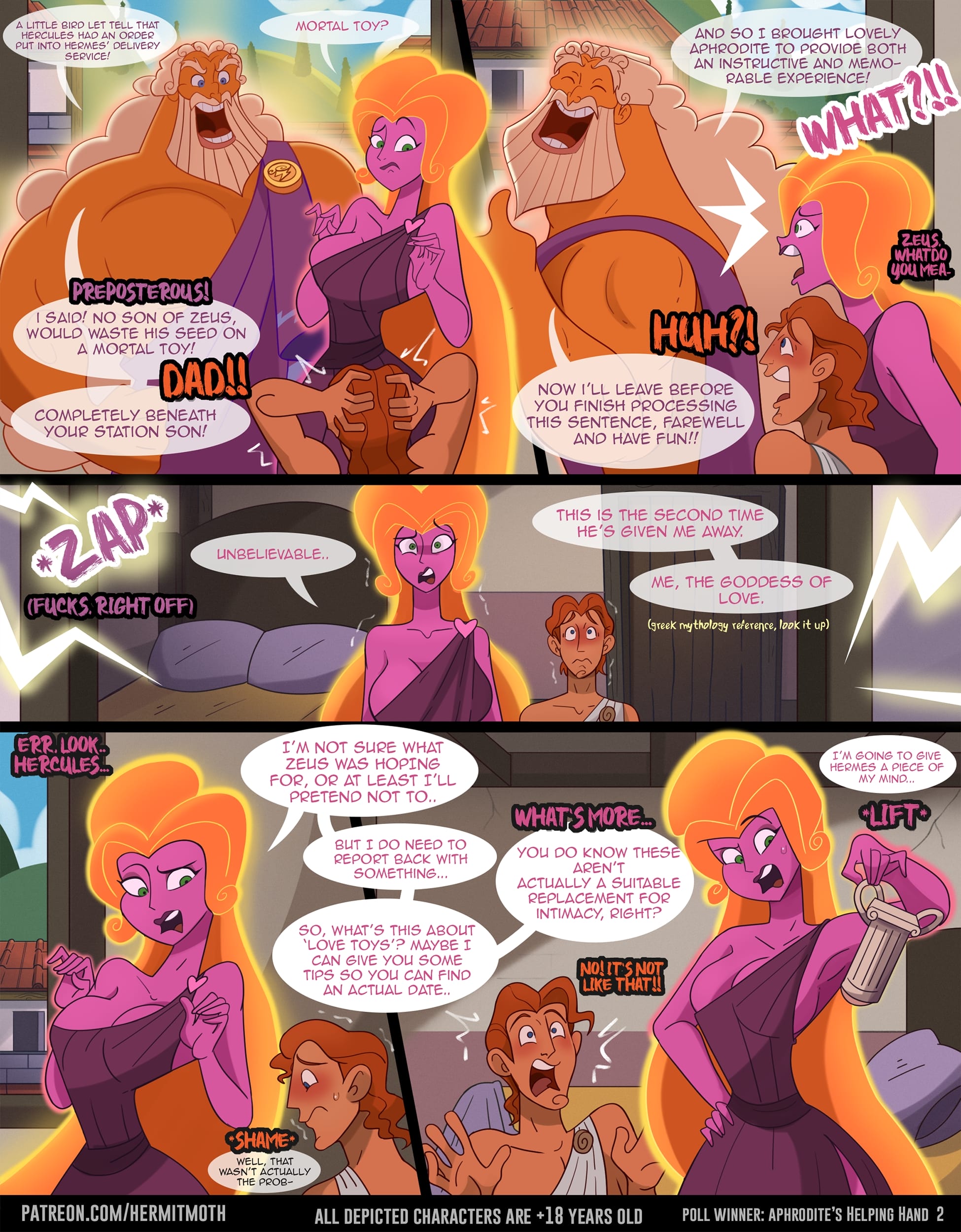 Aphrodite’s Lesson (Hercules) [HermitMoth] 1 . Aphrodite's Helping Hand - Chapter 1 (Hercules) [Hermit Moth] – page 2