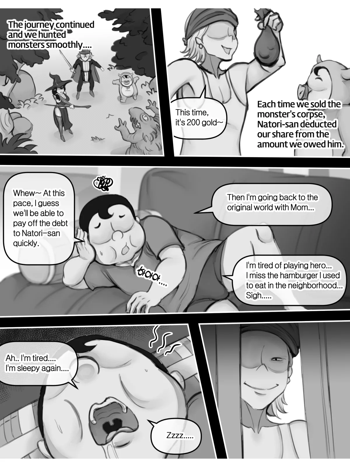 Mama and Mama's Boy gets Isekai'd Season 1 + Season 2 Prologue [XBOY] Chapter 1 – page 48