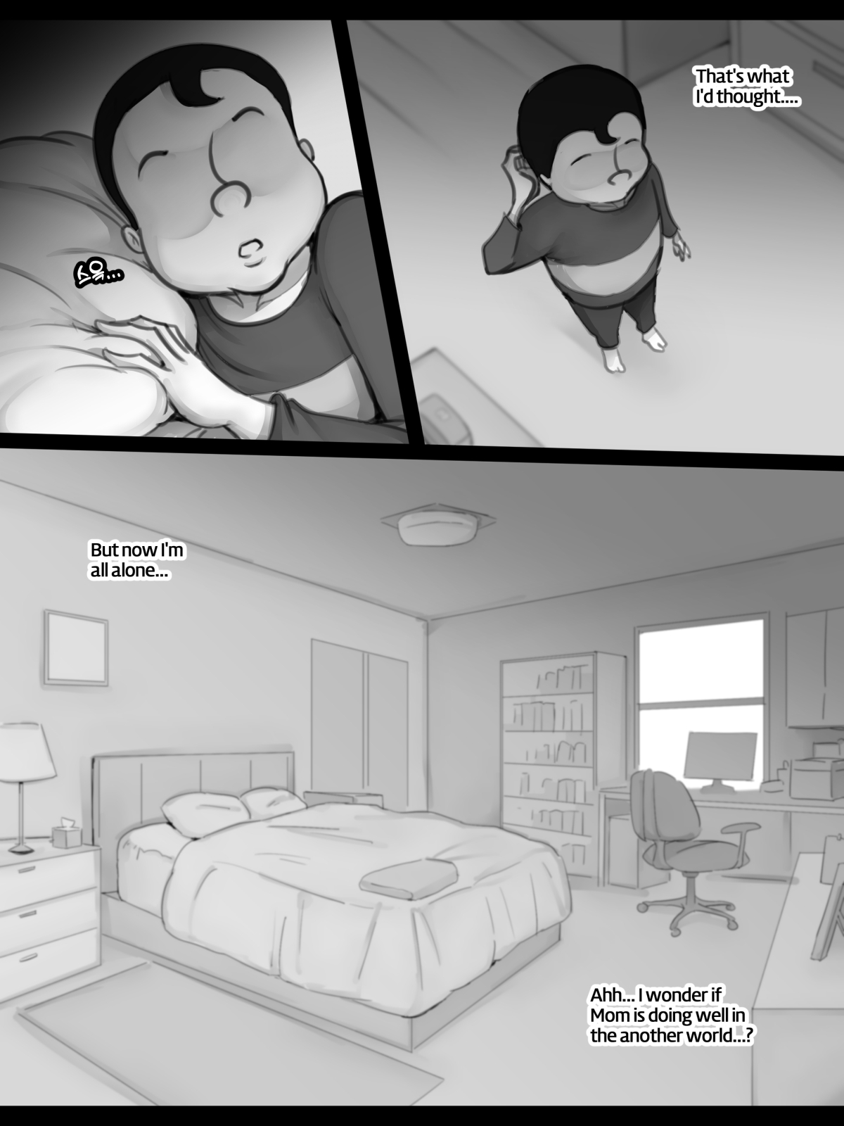 Mama and Mama's Boy gets Isekai'd Season 1 + Season 2 Prologue [XBOY] Chapter 1 – page 97