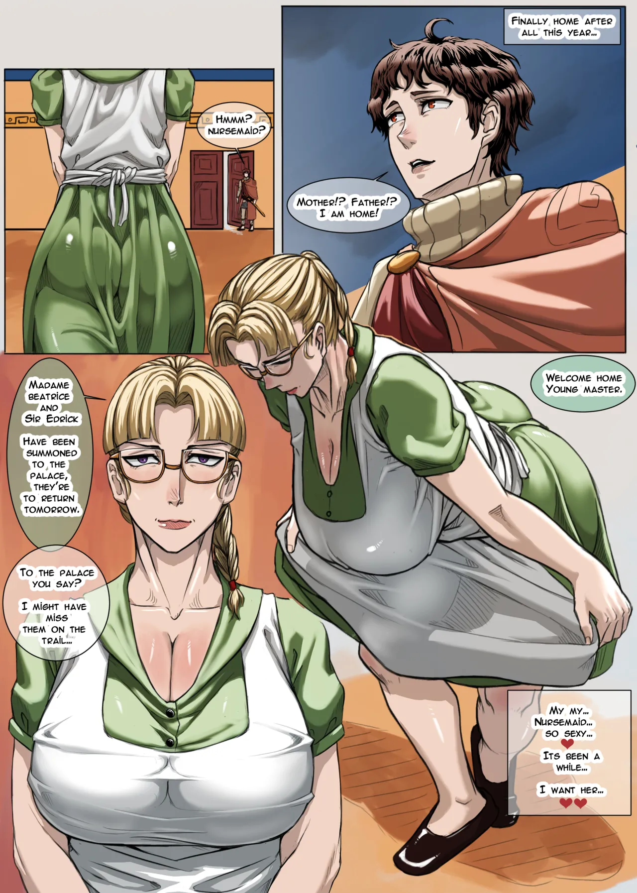 Reunion with a Lovely Servant [Hachijuu] Chapter 1 – page 1