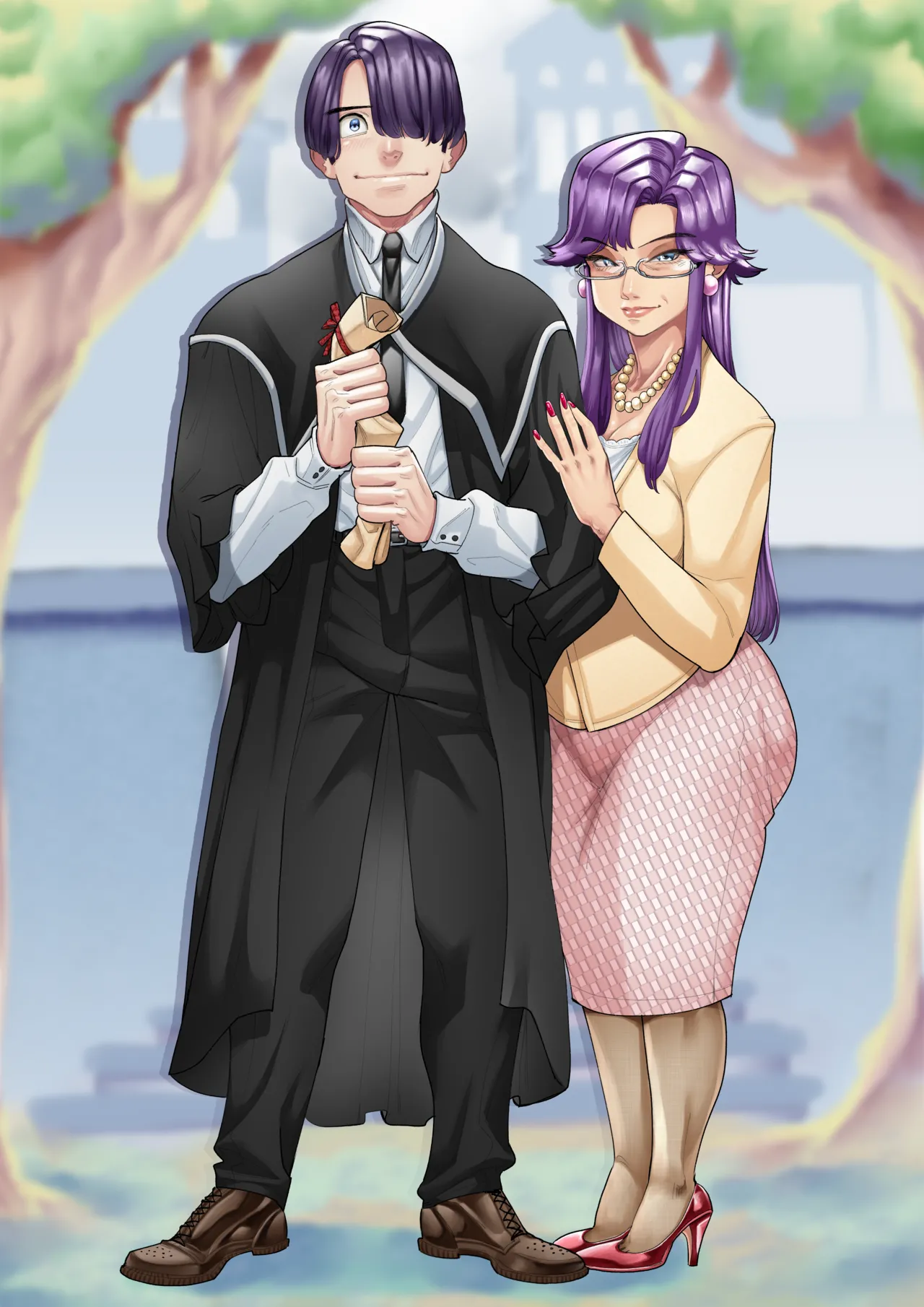 A Strict Mother's Pride and Joy - Deluxe [Aarokira] Chapter 1 – page 31