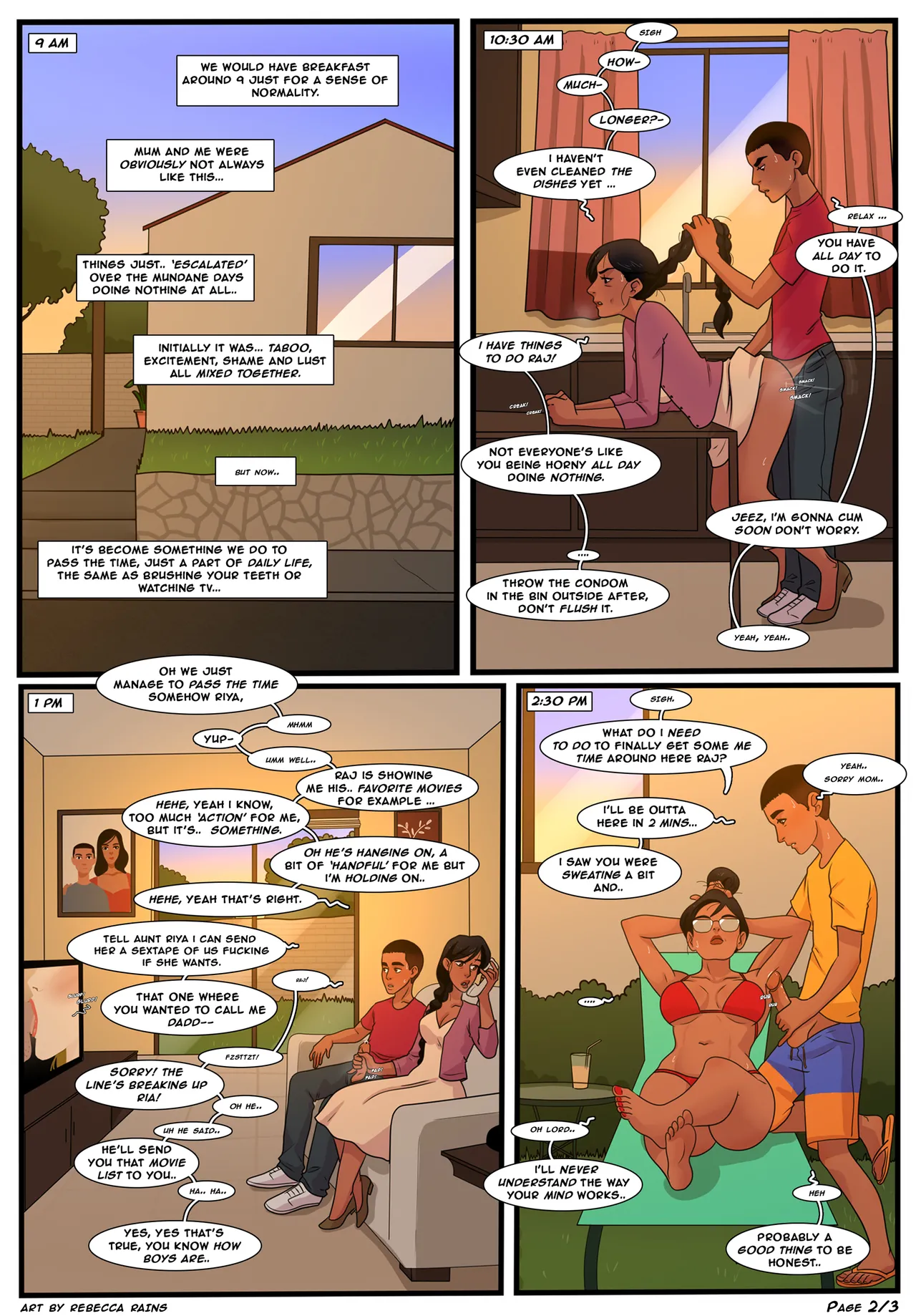 Quarantine Life [PoseidonX &amp; Rebecca Rains] Chapter 1 – page 2