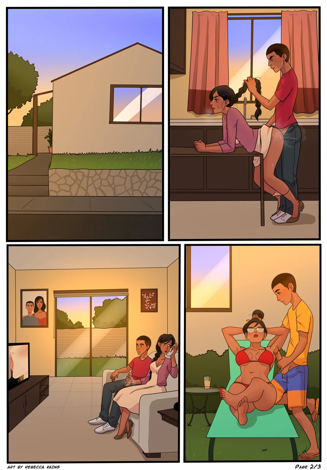 Quarantine Life [PoseidonX &amp; Rebecca Rains] Chapter 1 – page 5