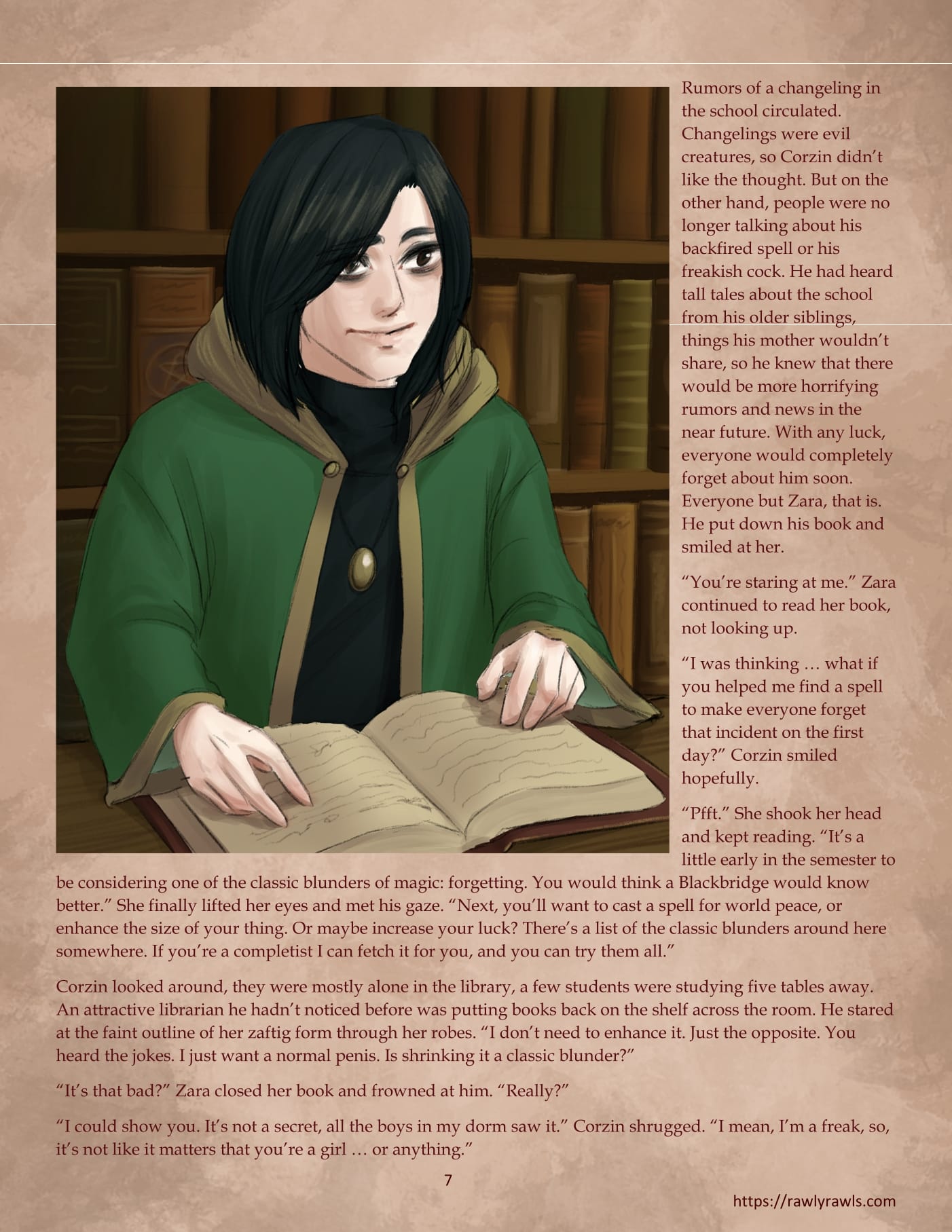 Glergandr University [CreamCadet , Rawly Rawls] 2 . Glergandr University - Chapter 2 [CreamCadet , Rawly Rawls] – page 7