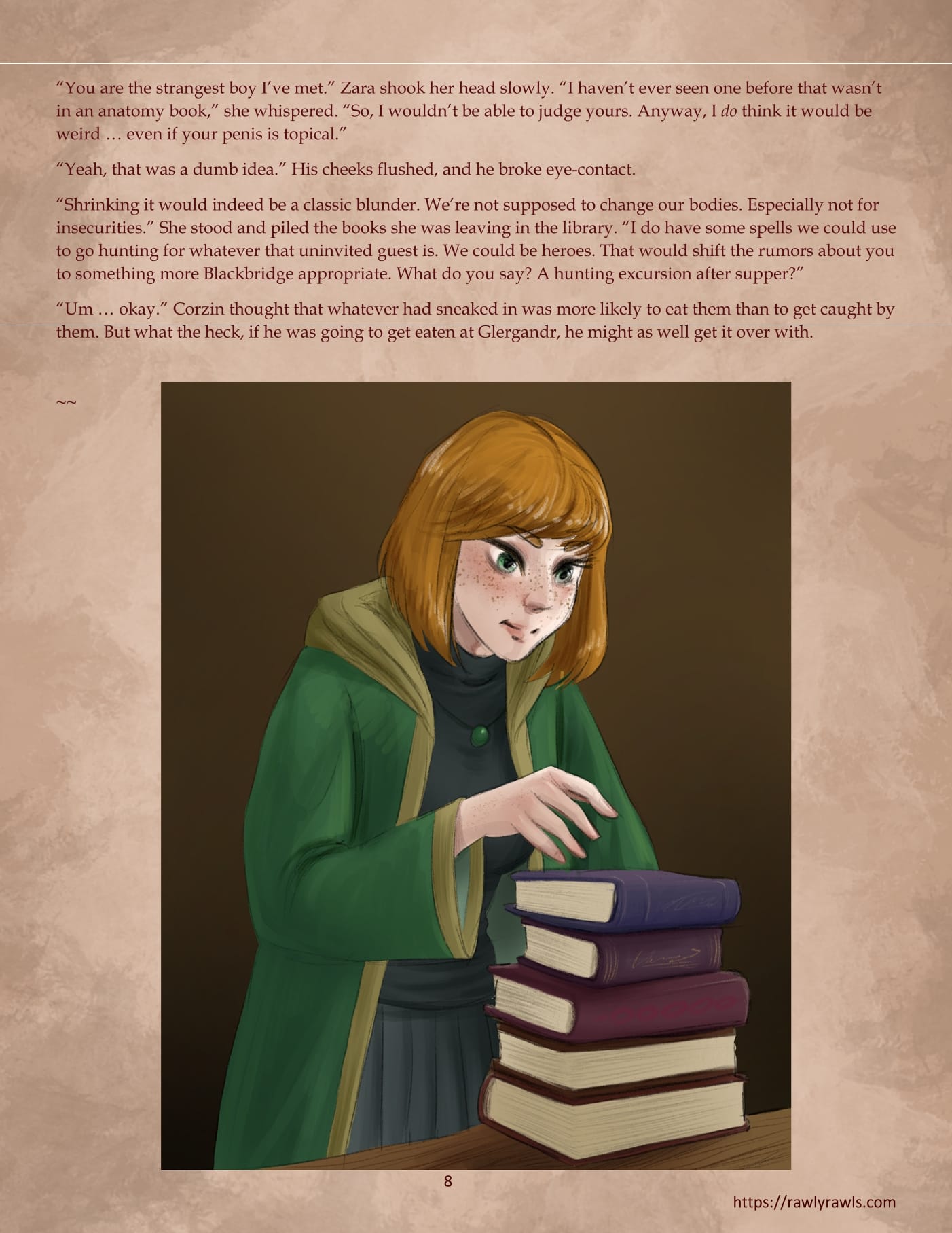 Glergandr University [CreamCadet , Rawly Rawls] 2 . Glergandr University - Chapter 2 [CreamCadet , Rawly Rawls] – page 8