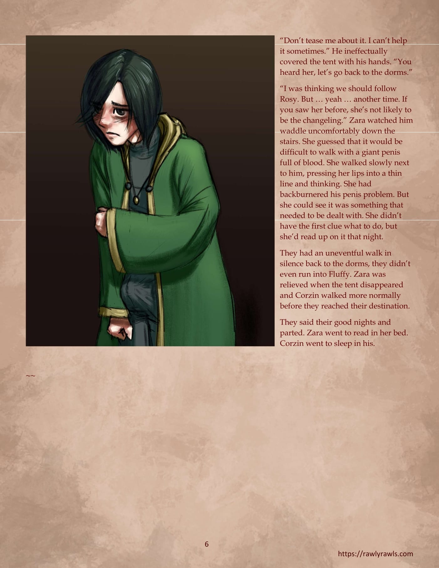 Glergandr University [CreamCadet , Rawly Rawls] 3 . Glergandr University - Chapter 3 [CreamCadet , Rawly Rawls] – page 6