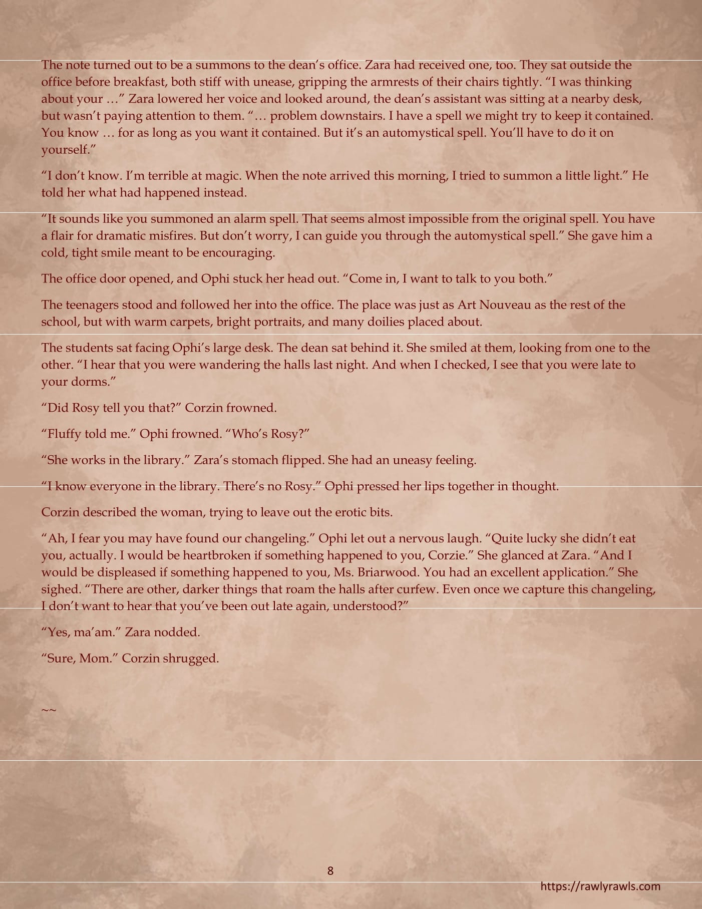 Glergandr University [CreamCadet , Rawly Rawls] 3 . Glergandr University - Chapter 3 [CreamCadet , Rawly Rawls] – page 8