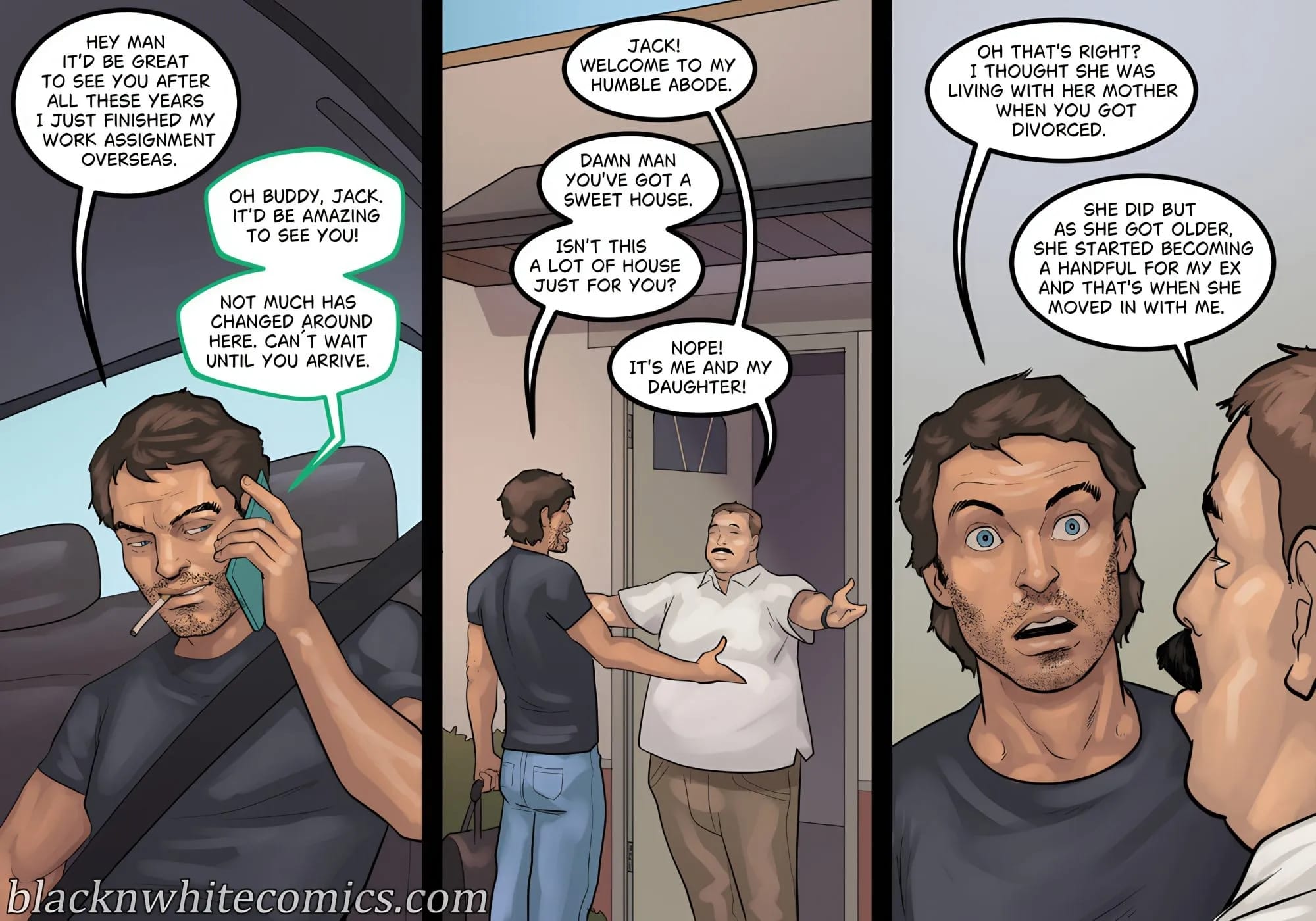Forbidden Fruit [BlackNWhiteComics] 1 . Forbidden Fruit - Chapter 1 [BlackNWhiteComics] – page 2