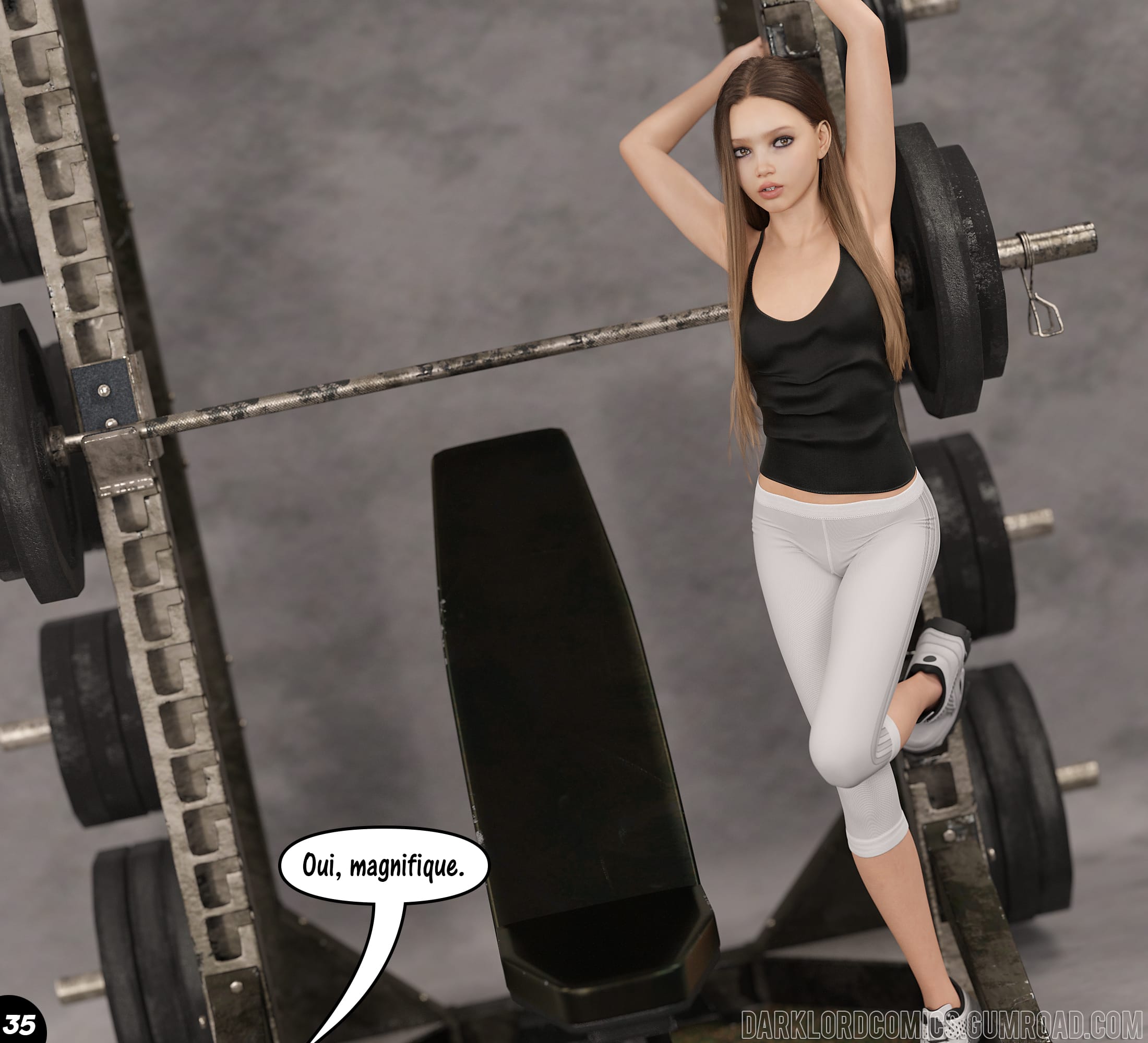 Natasha's Workout [DarkLord] 2 . Natasha's Workout - Chapter 2 [DarkLord] – page 36