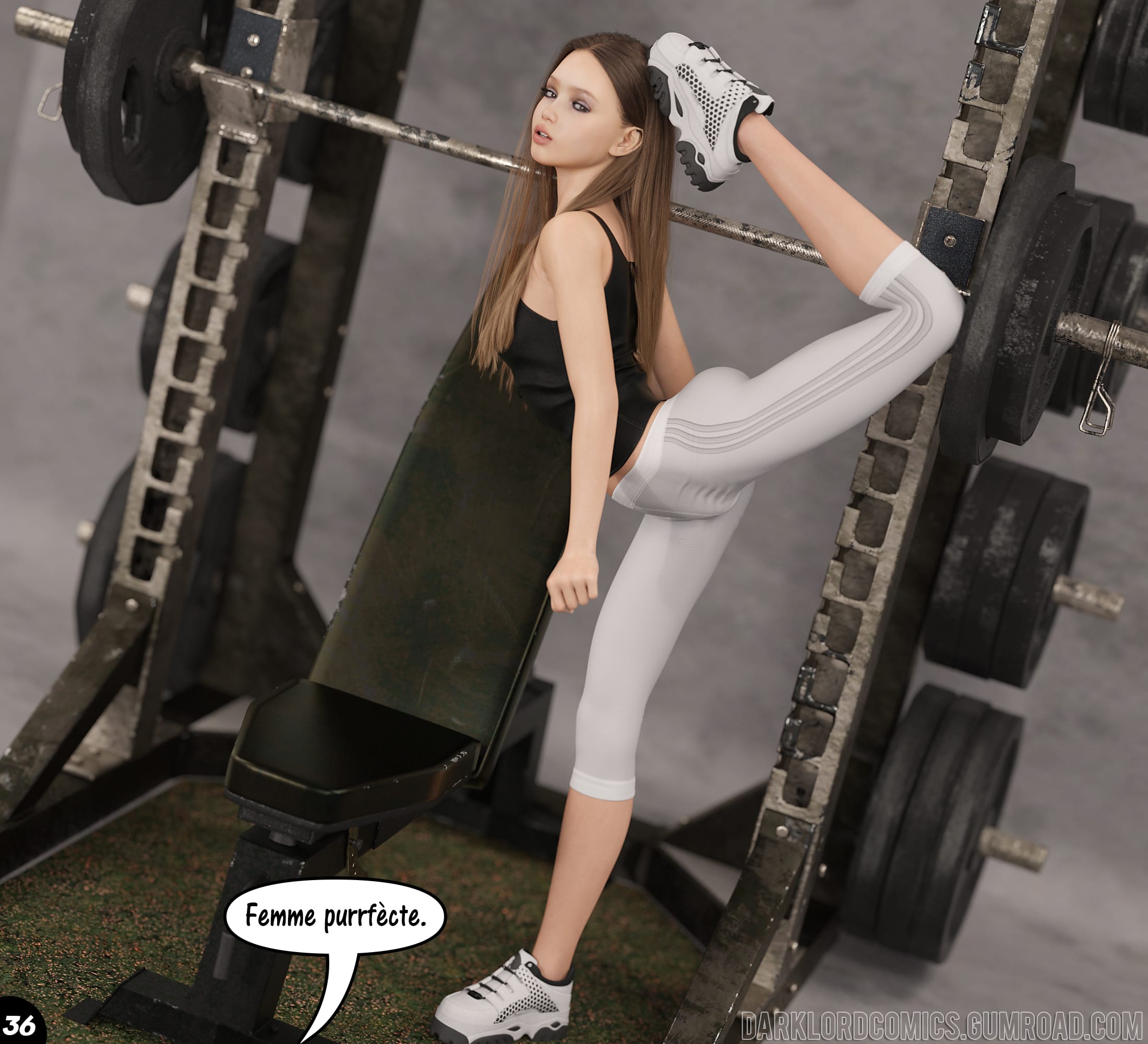 Natasha's Workout [DarkLord] 2 . Natasha's Workout - Chapter 2 [DarkLord] – page 37