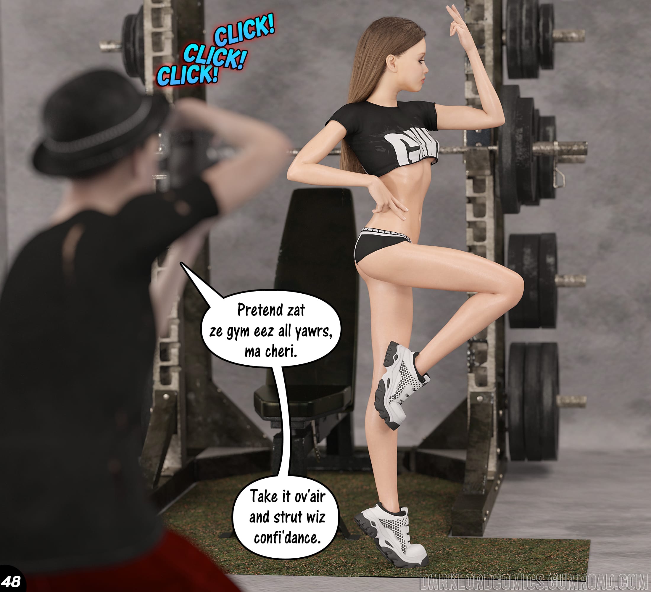 Natasha's Workout [DarkLord] 2 . Natasha's Workout - Chapter 2 [DarkLord] – page 49