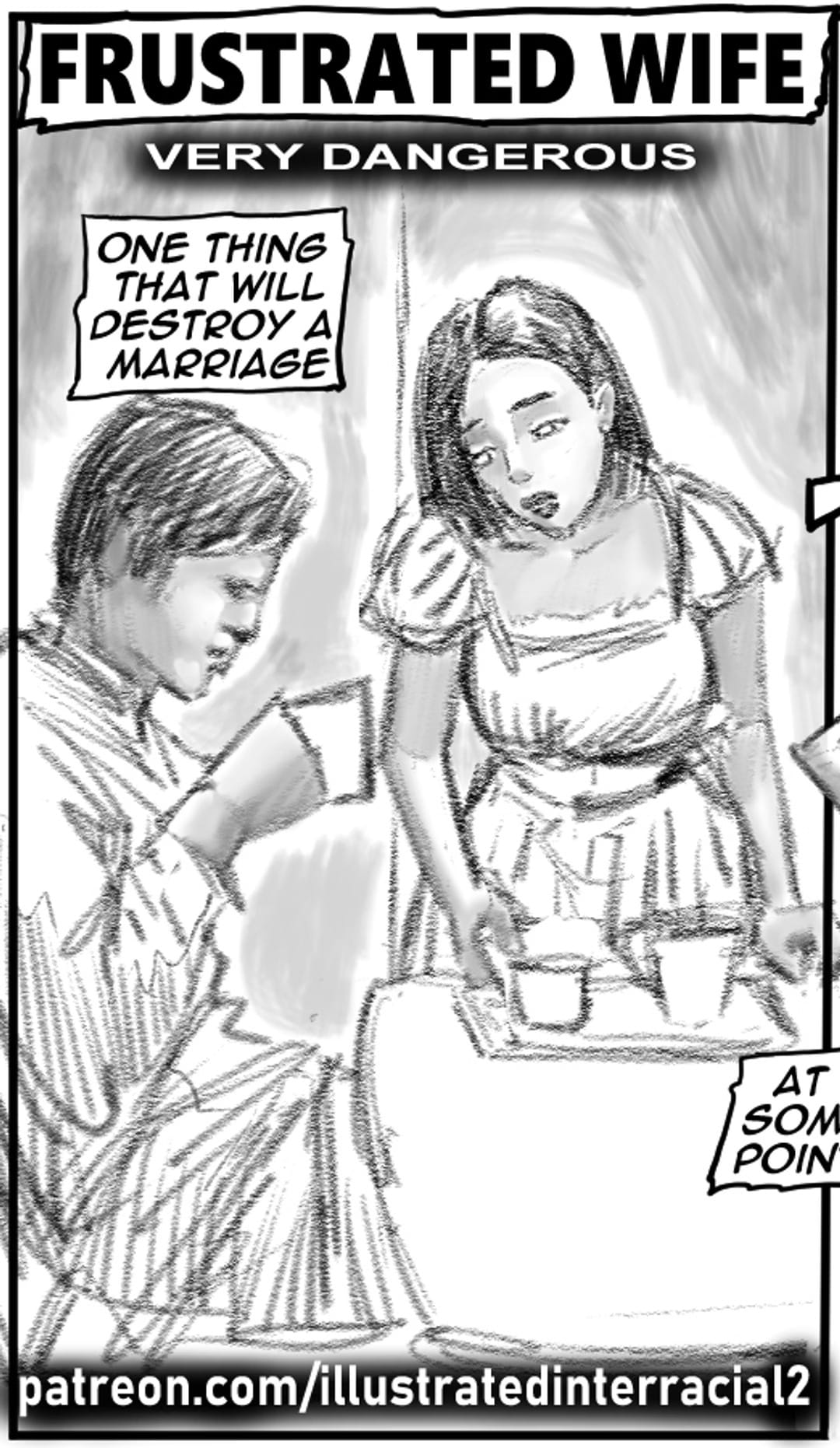 Frustrated Wife - Very Dangerous [IllustratedInterracial] 1 . Frustrated Wife - Very Dangerous - Chapter 1 [IllustratedInterracial] – page 1
