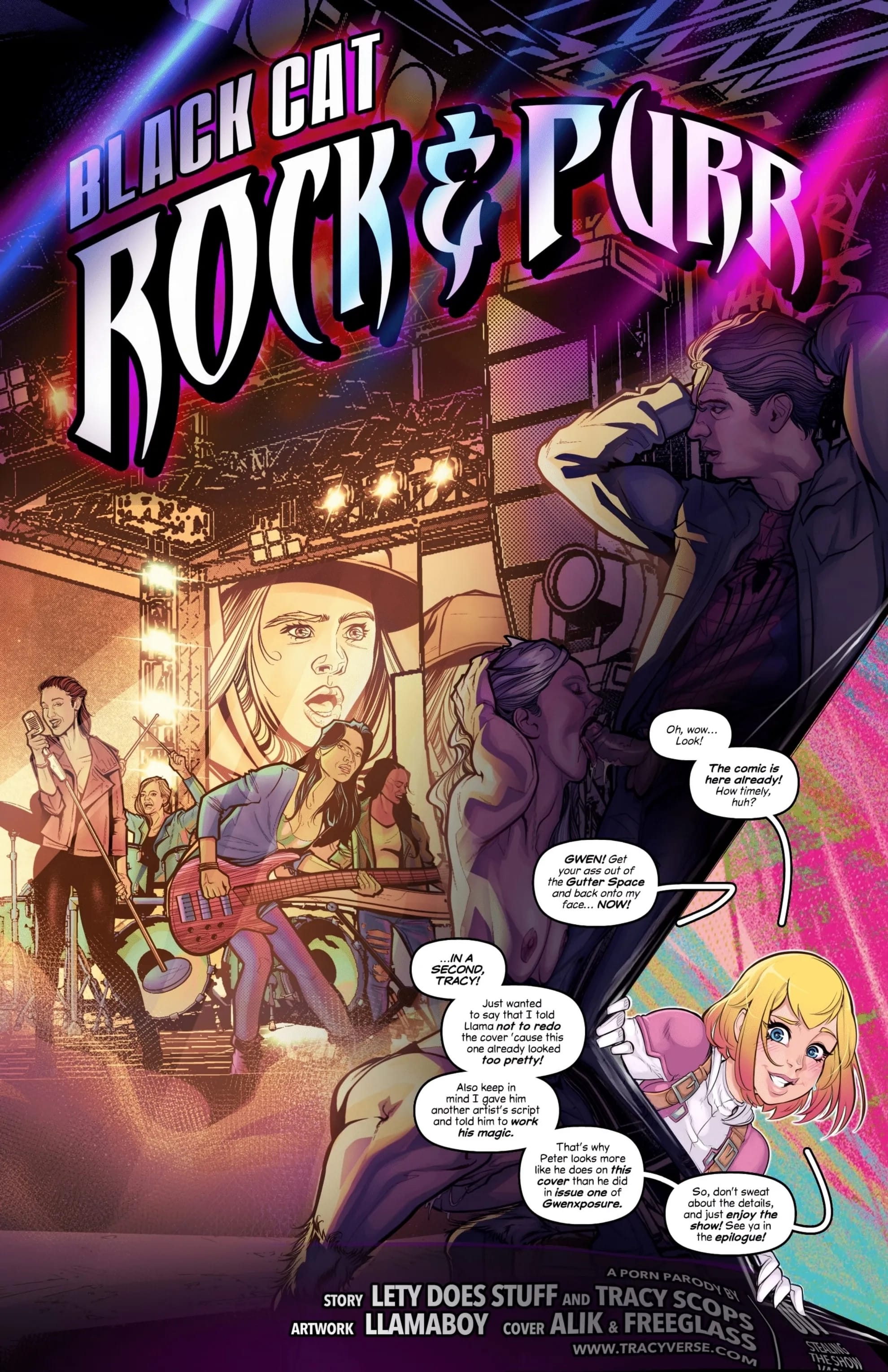 Rock &amp; Purr (Spider-Man) [Tracy Scops] 1 . Rock & Purr - Chapter 1 (Spider-Man) [Tracy Scops] – page 1