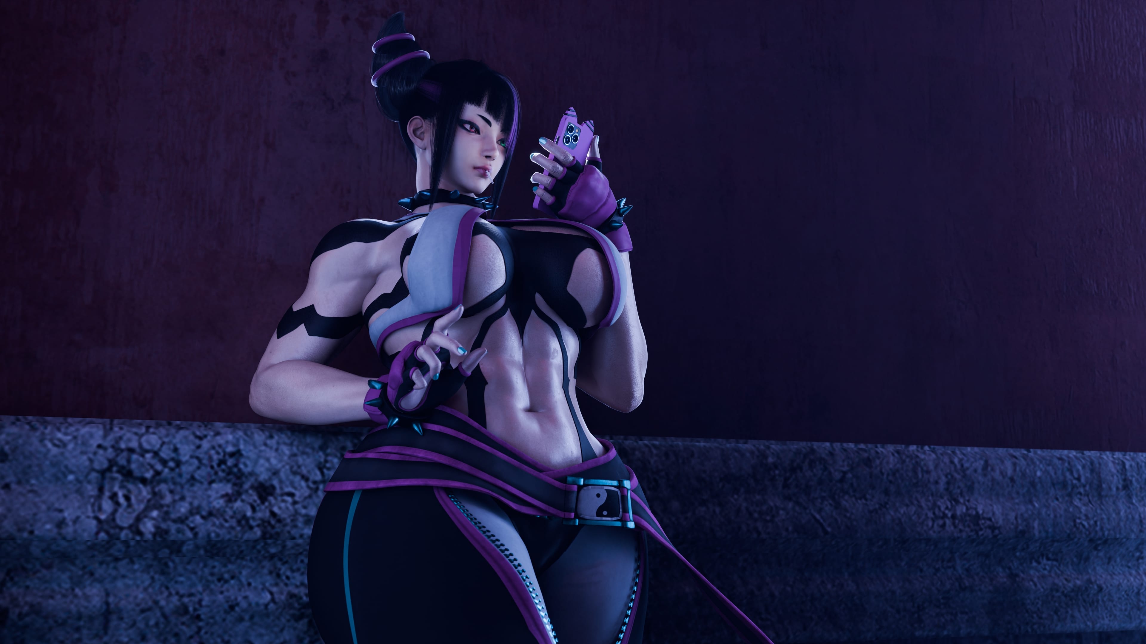 Juri Han - Marked By The Spider (Street Fighter) [PervertMuffinMajima] 1.5 . Juri Han - Marked By The Spider - Textless - Chapter 1 (Street Fighter) [PervertMuffinMajima] – page 81