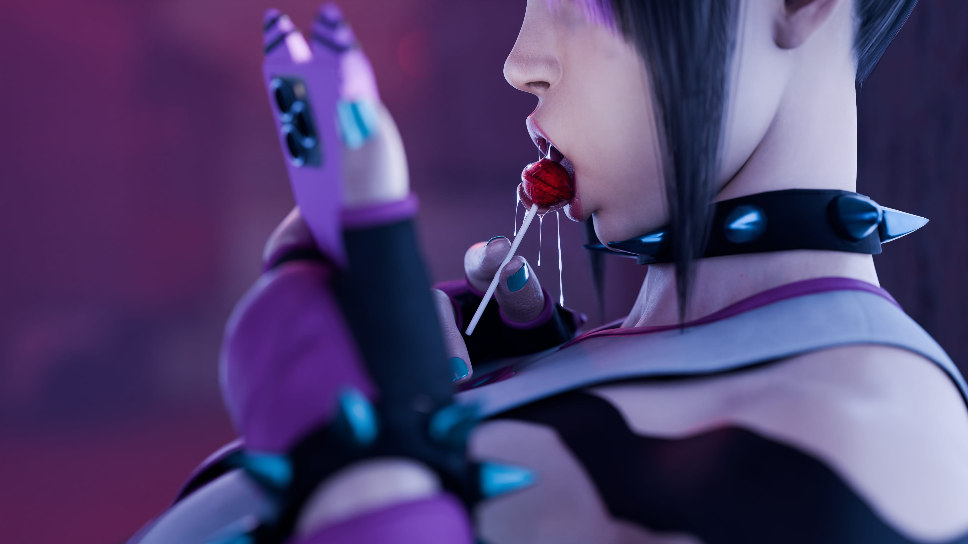 Juri Han - Marked By The Spider (Street Fighter) [PervertMuffinMajima] 1.5 . Juri Han - Marked By The Spider - Textless - Chapter 1 (Street Fighter) [PervertMuffinMajima] – page 82