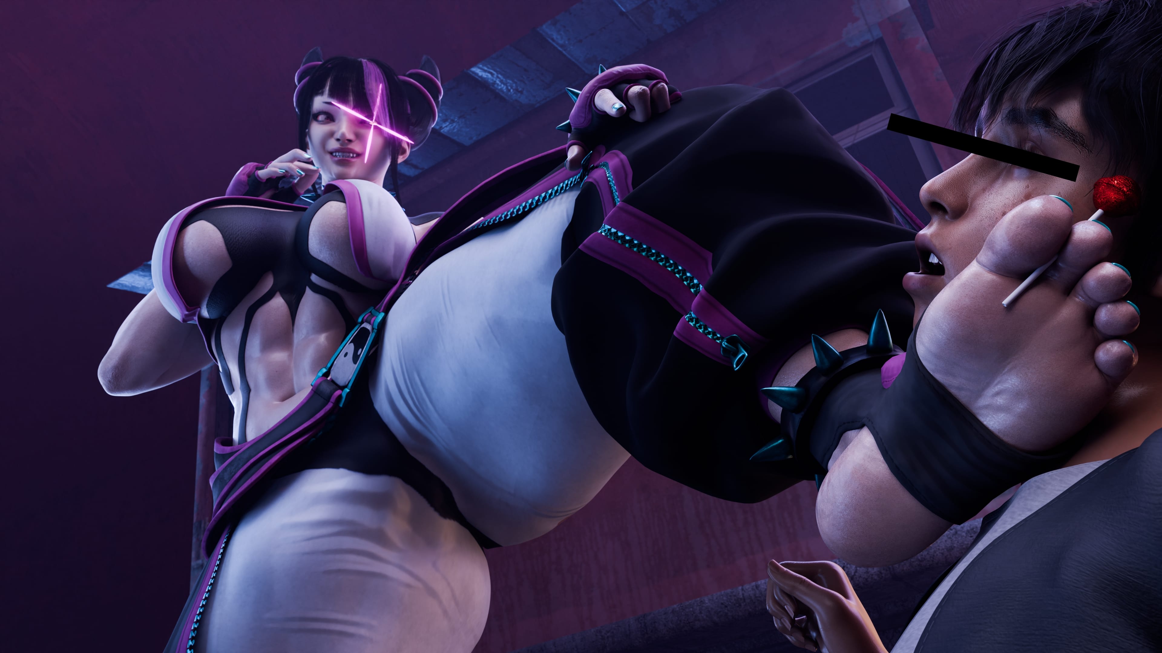 Juri Han - Marked By The Spider (Street Fighter) [PervertMuffinMajima] 1.5 . Juri Han - Marked By The Spider - Textless - Chapter 1 (Street Fighter) [PervertMuffinMajima] – page 89